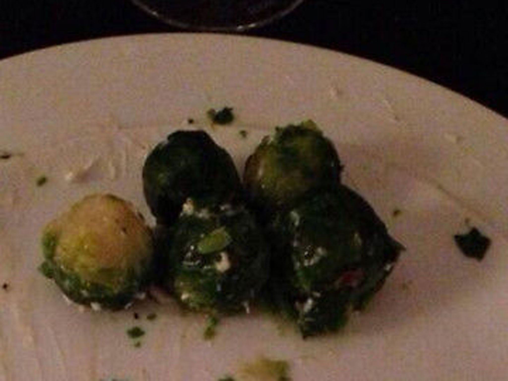 Just two of the 'used' Brussels sprouts sold for £99.99 last year