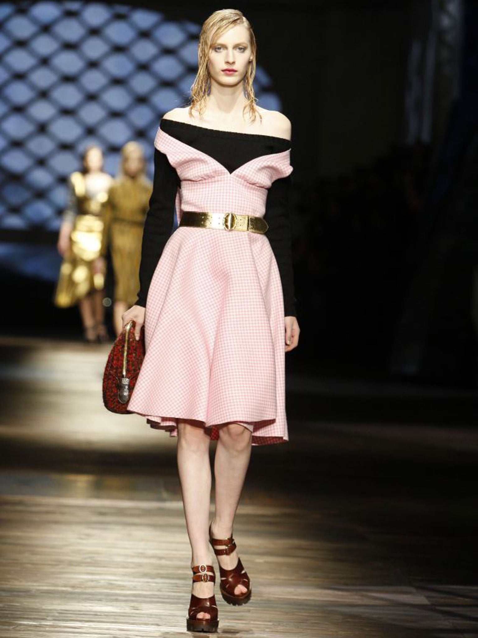 A piece from Miuccia Prada's autumn/winter collection.