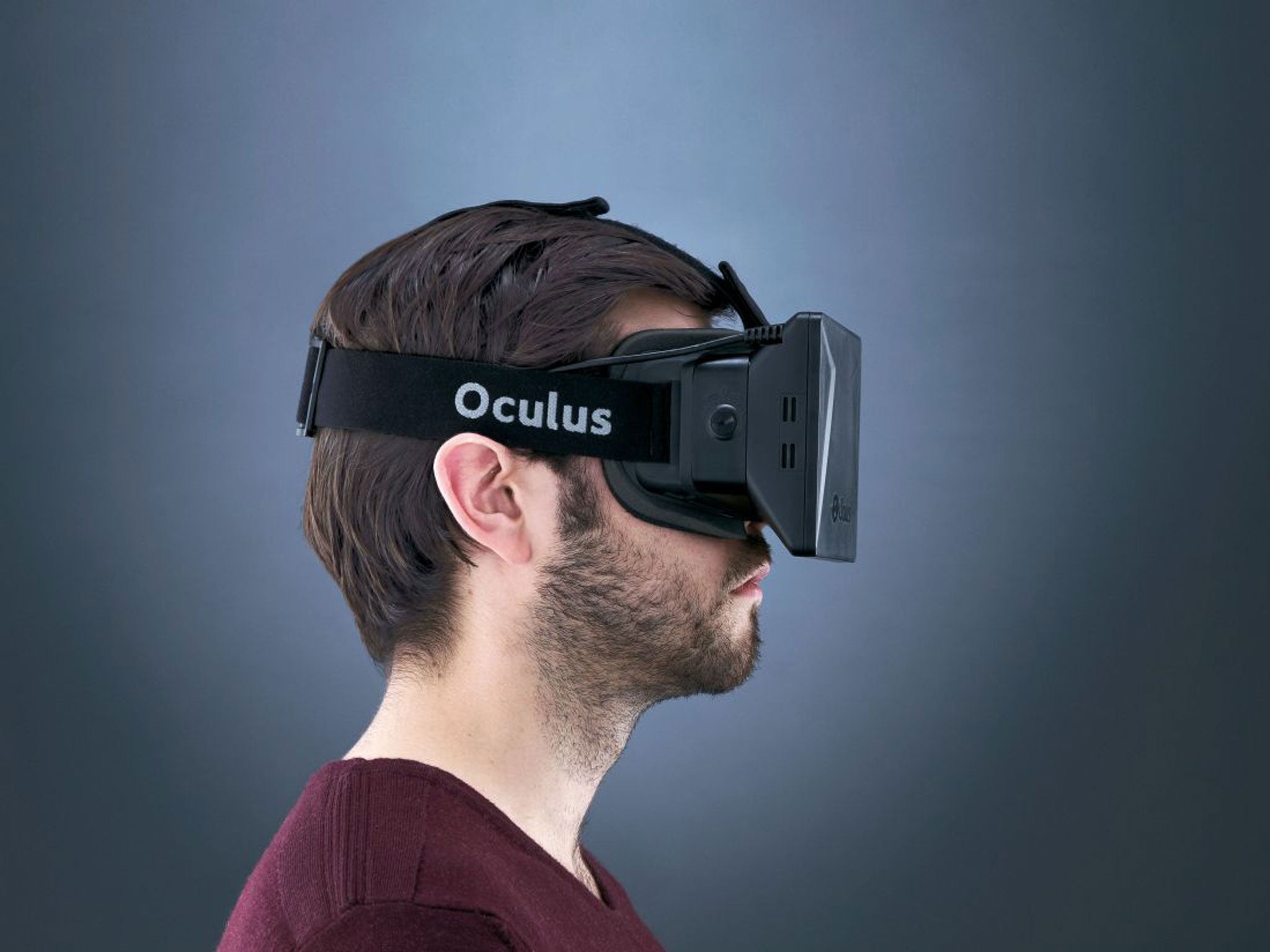Goggle box: the blocky looks of the Oculus Rift belie the breath-taking experience of what the wearer sees