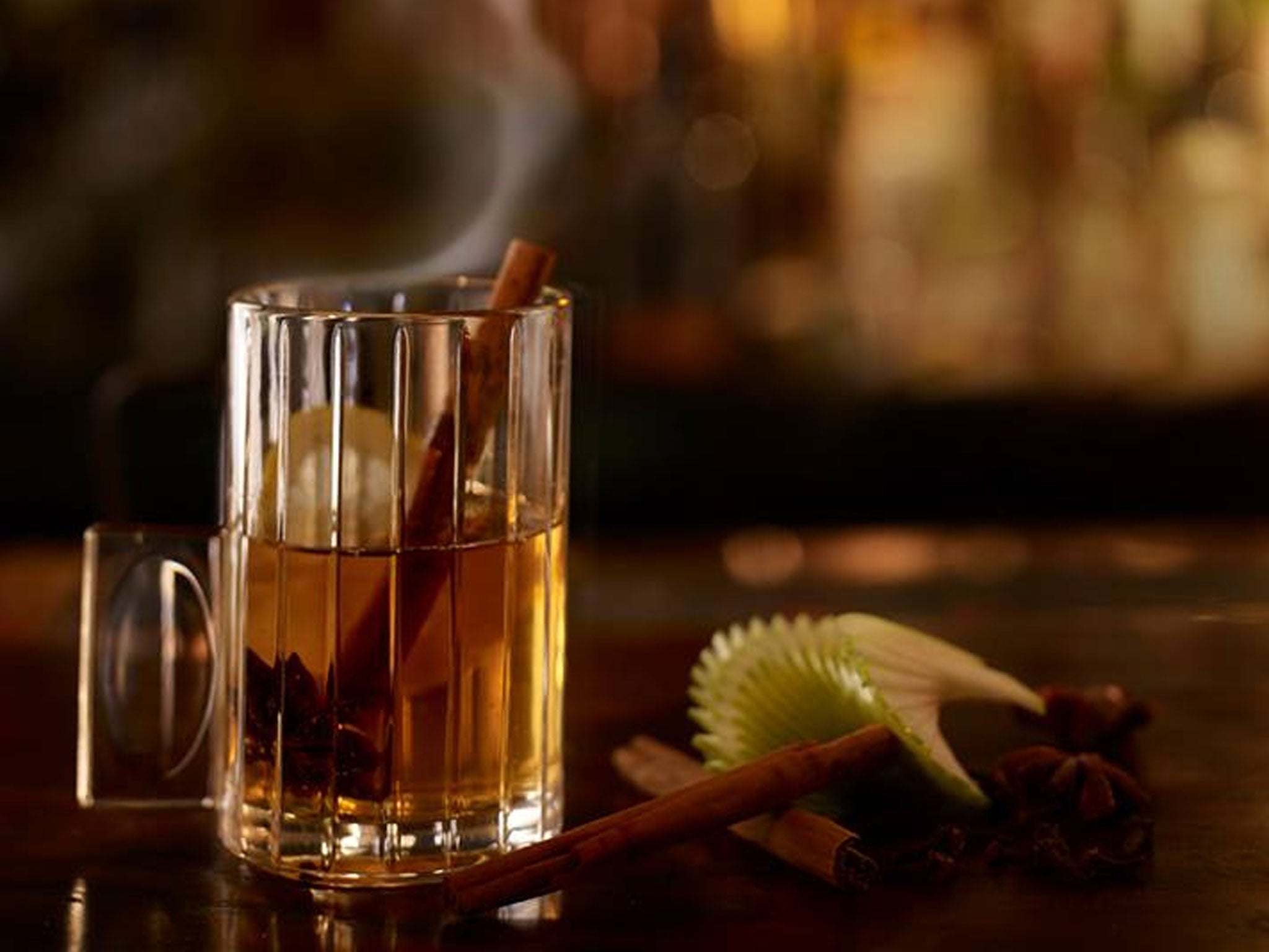 The Broadway Bar and Grill's hot apple toddy