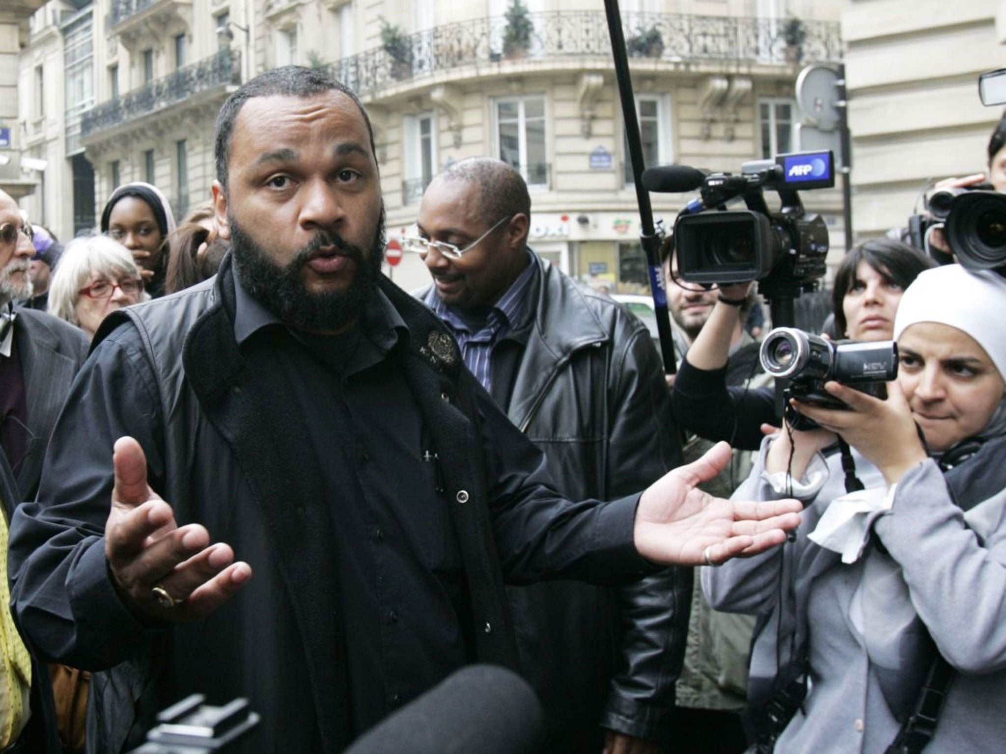 Dieudonne M'bala M'bala, the French comedian