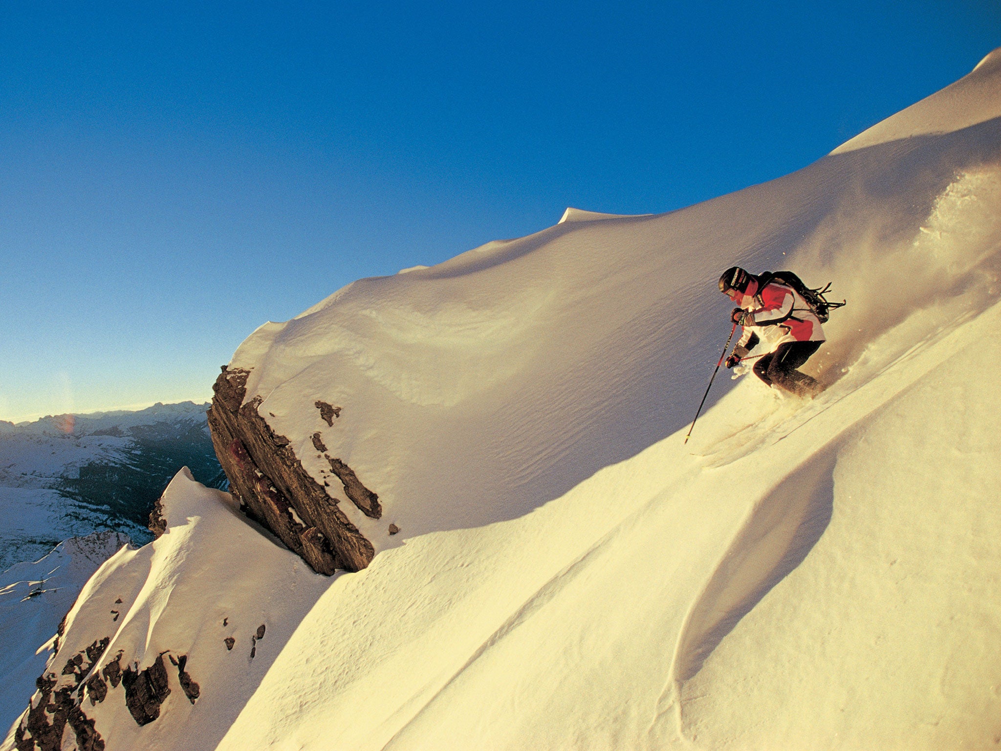 Off-piste skiing is becoming increasingly popular amongst British people