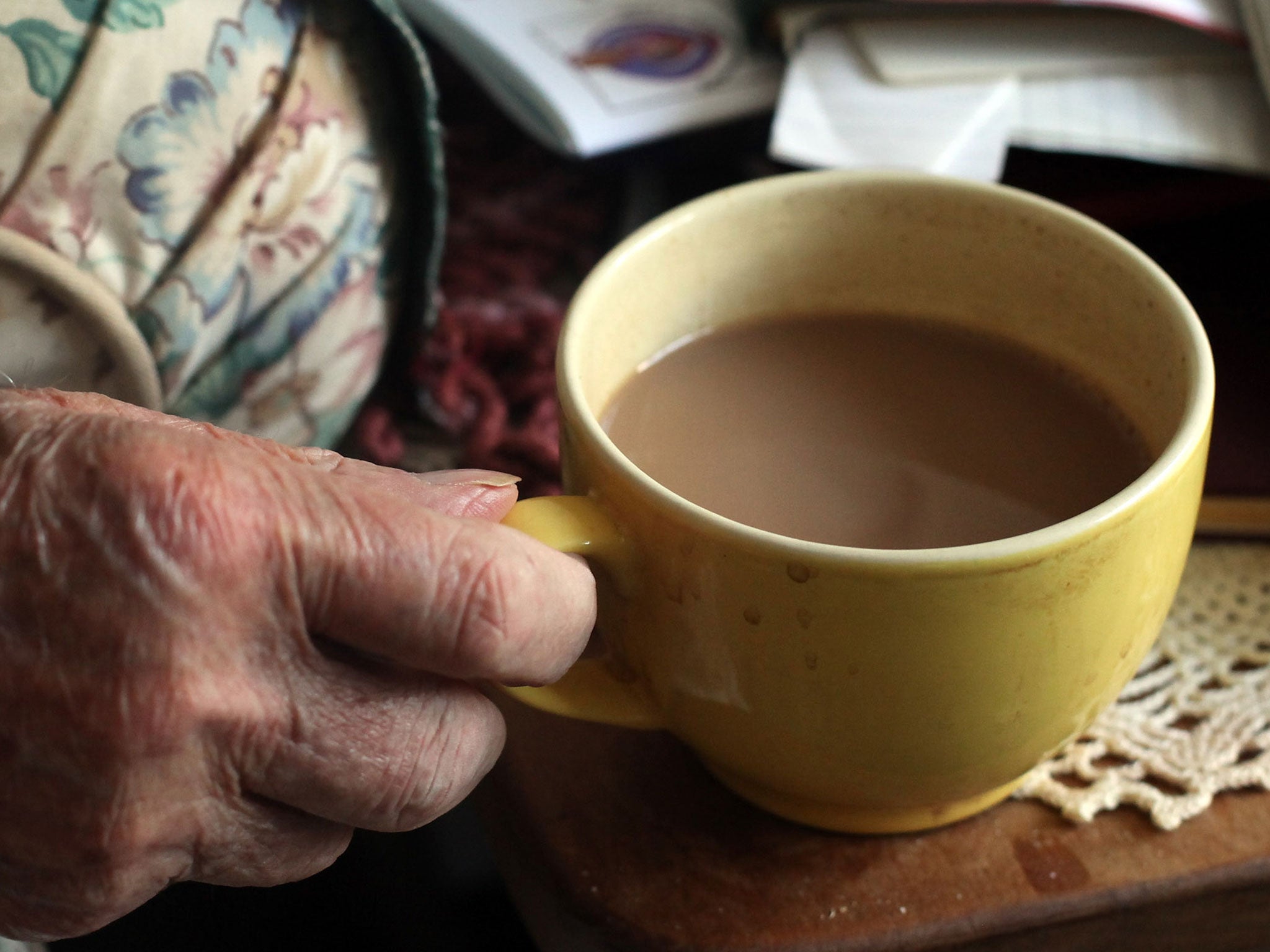 First Utility have suggested that customers cut down on cups of tea and coffee