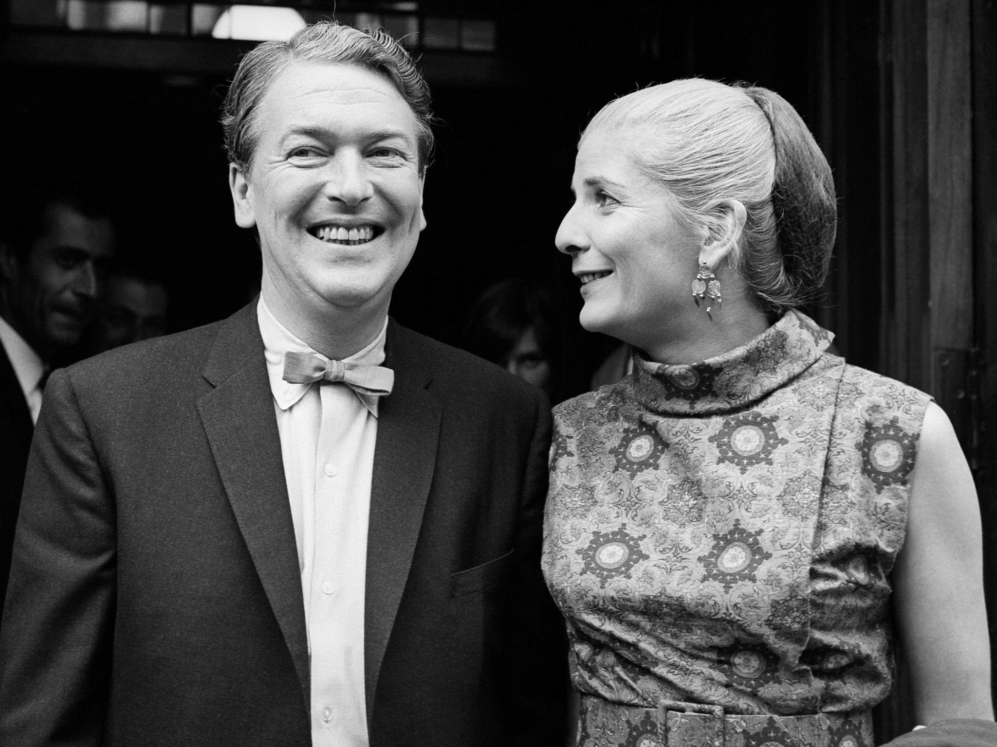 Howard, below, married fellow author Kingsley Amis at Marylebone Register Office in 1965