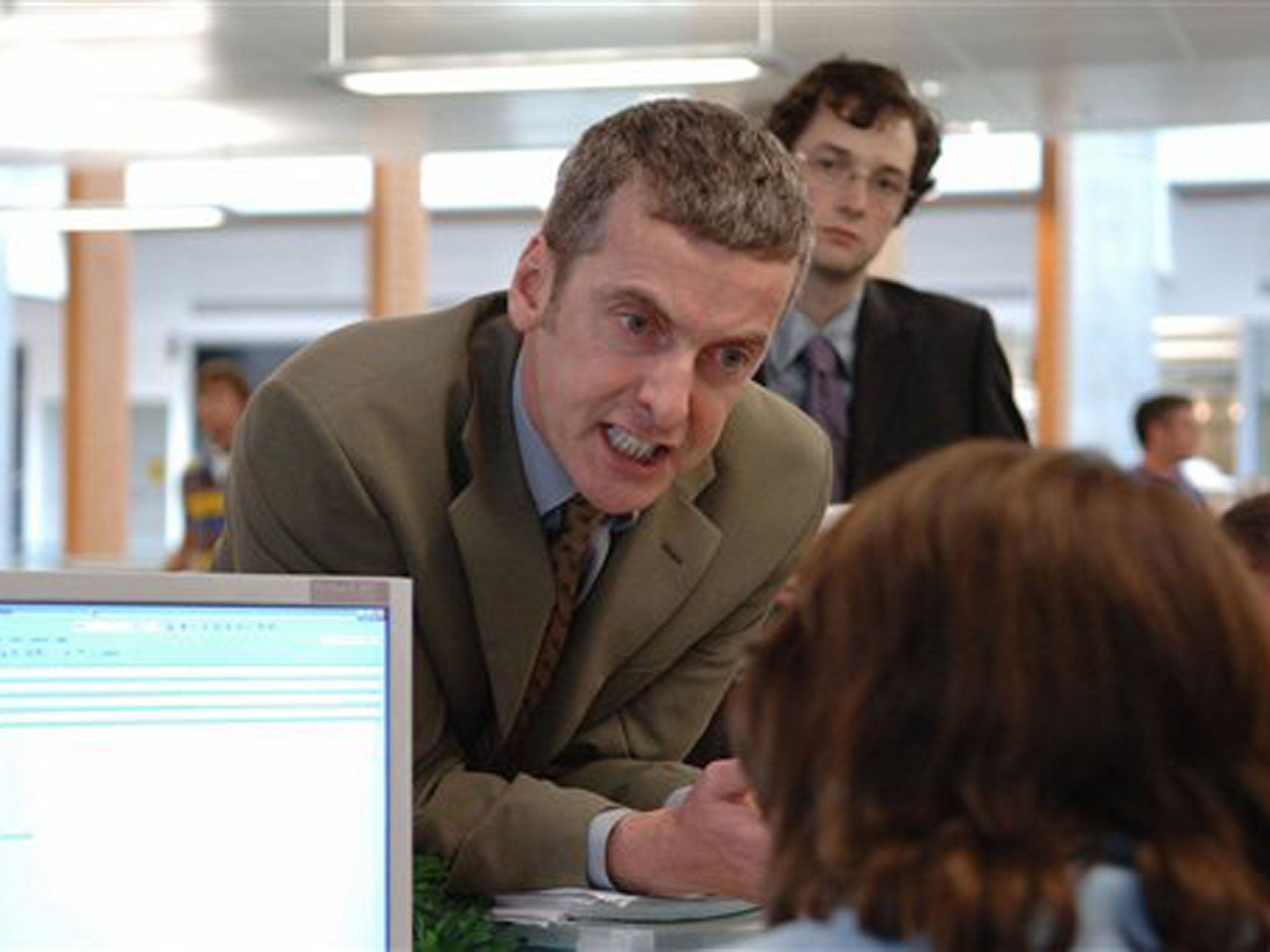 Colourful language: The notoriously potty-mouthed Malcolm Tucker (Peter Capaldi) in ‘The Thick of It’