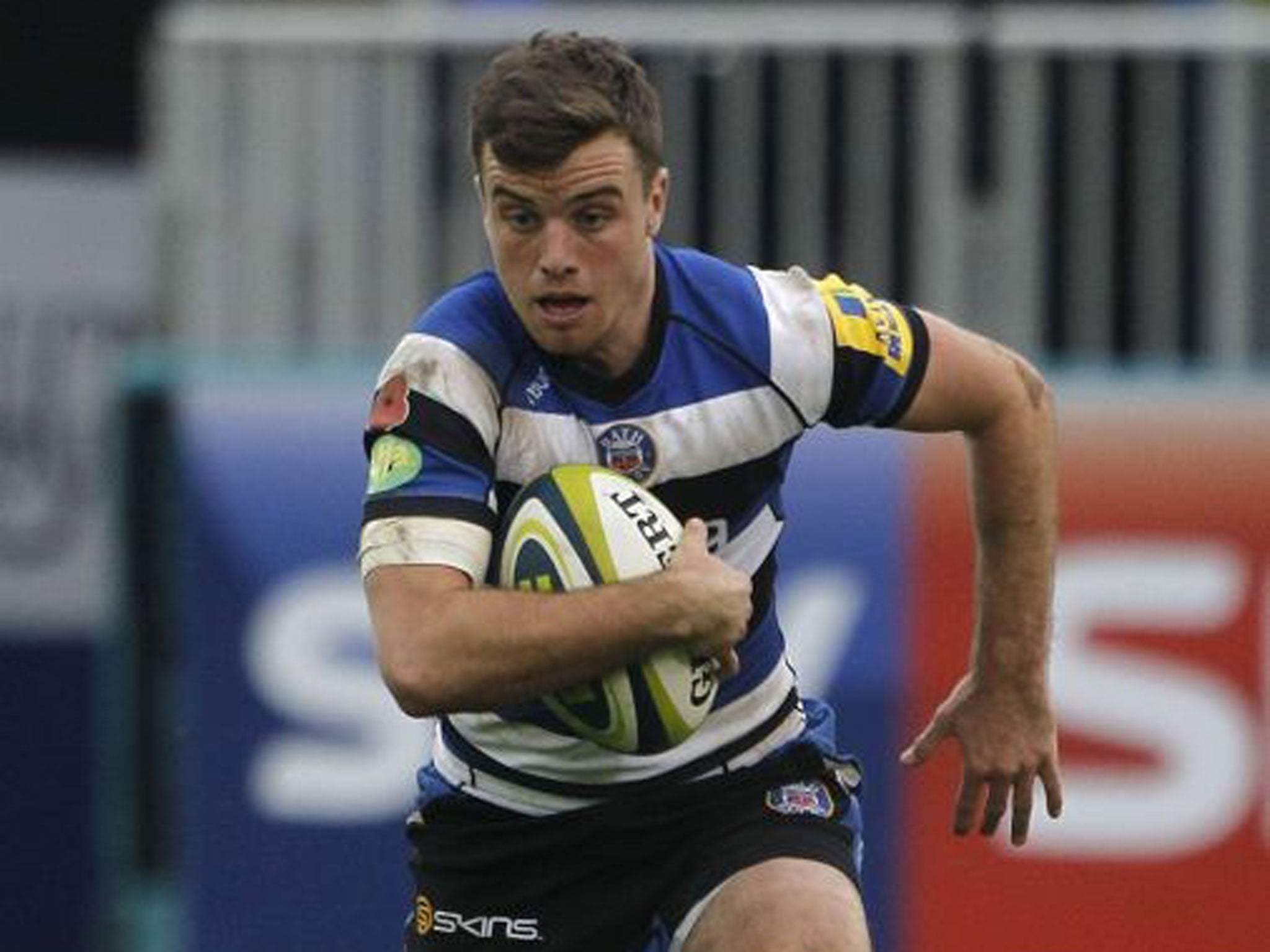 George Ford of Bath attacks during the match between Bath Rugby and Exeter Chiefs