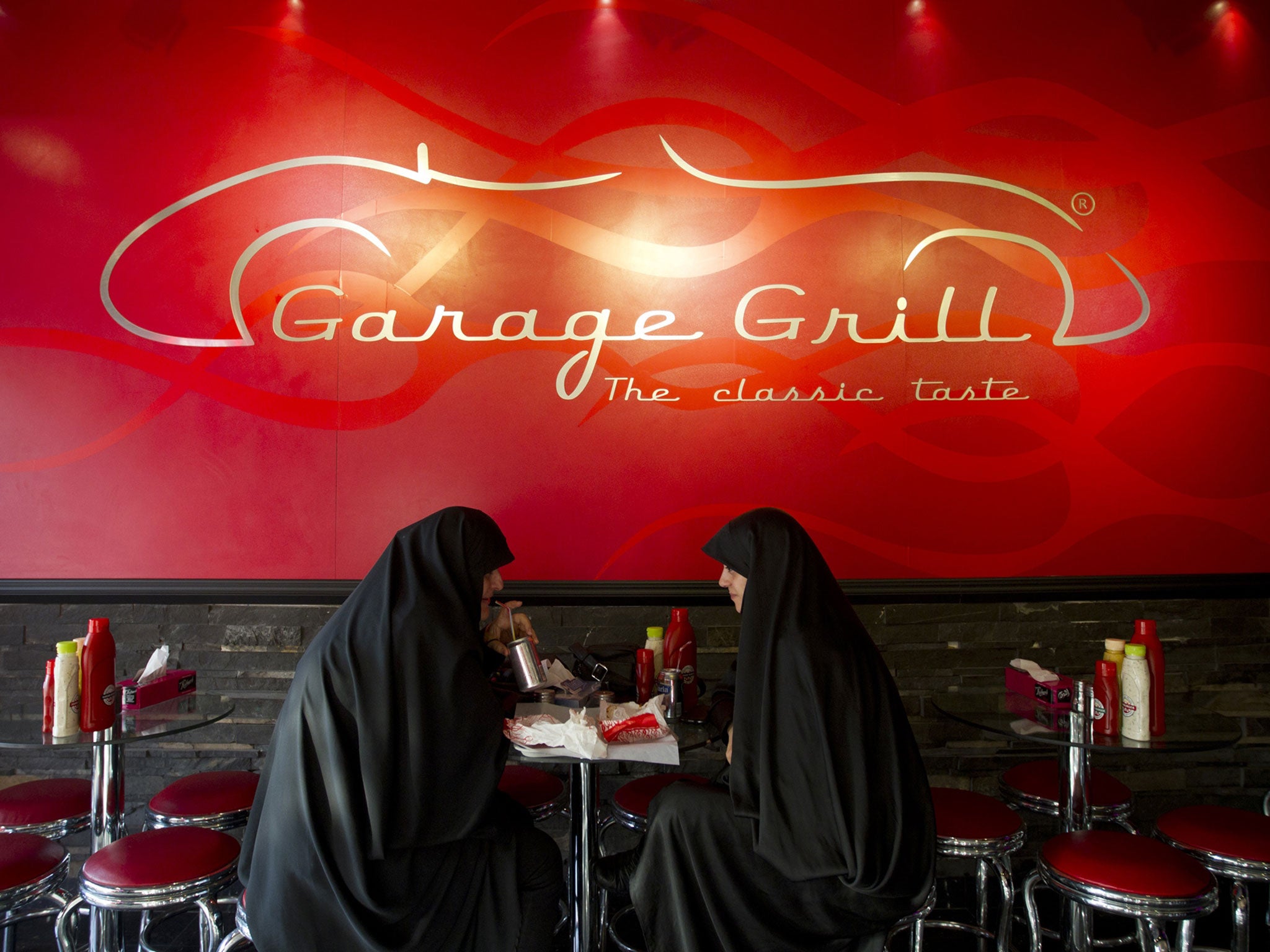 High-end burger restaurants such as the Garage Grill in Tehran have enjoyed huge success in recent months