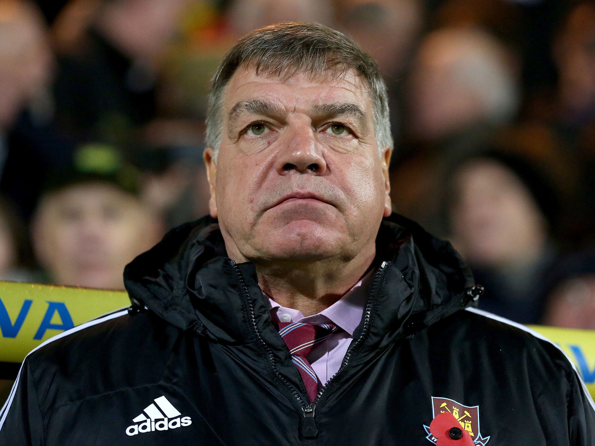 Sam Allardyce takes his West Ham team to Villa Park this weekend