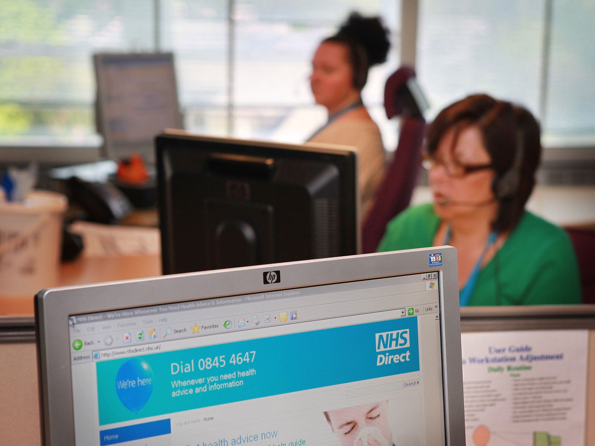 The NHS service in 2009, before it was moved to the 111 number. Hundreds of members of staff at a failed provider to the troubled NHS 111 helpline have been given official notice