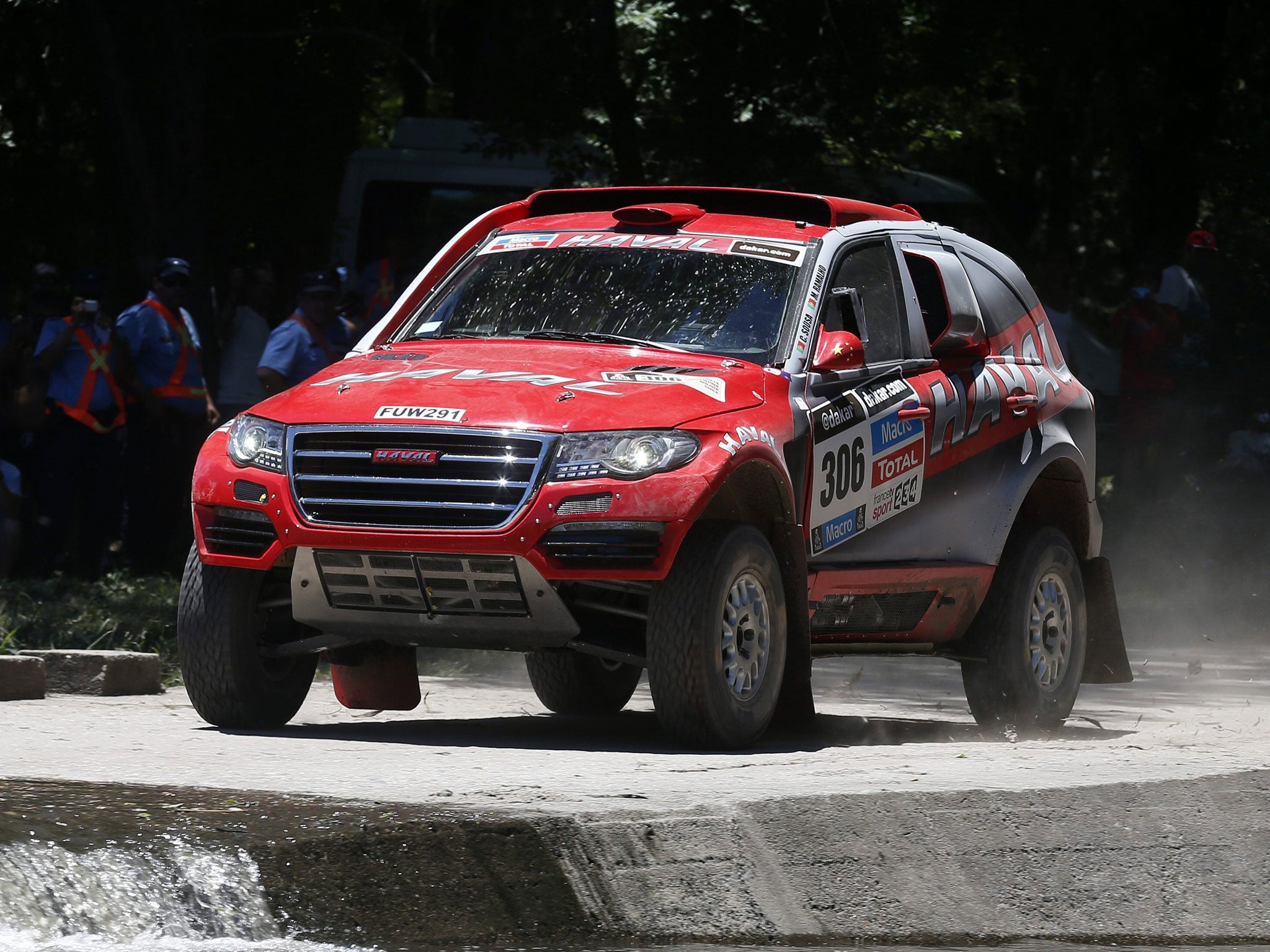 Portuguese driver Carlos Sousa in action during the first stage of the Rally Dakar 2014