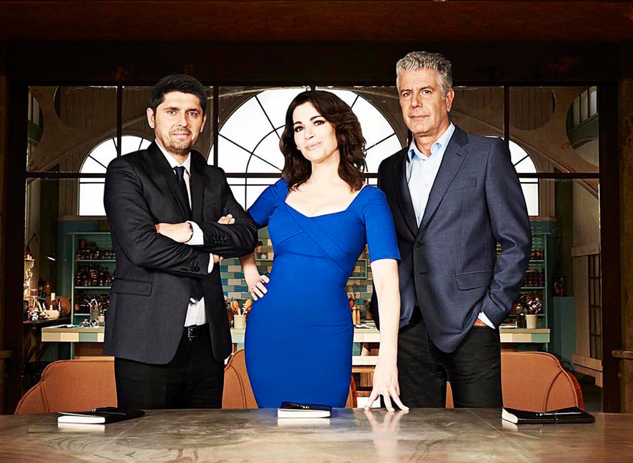 Channel 4's 'The Taste': Judges Ludo Lefebvre, Nigella Lawson and Anthony Bourdain