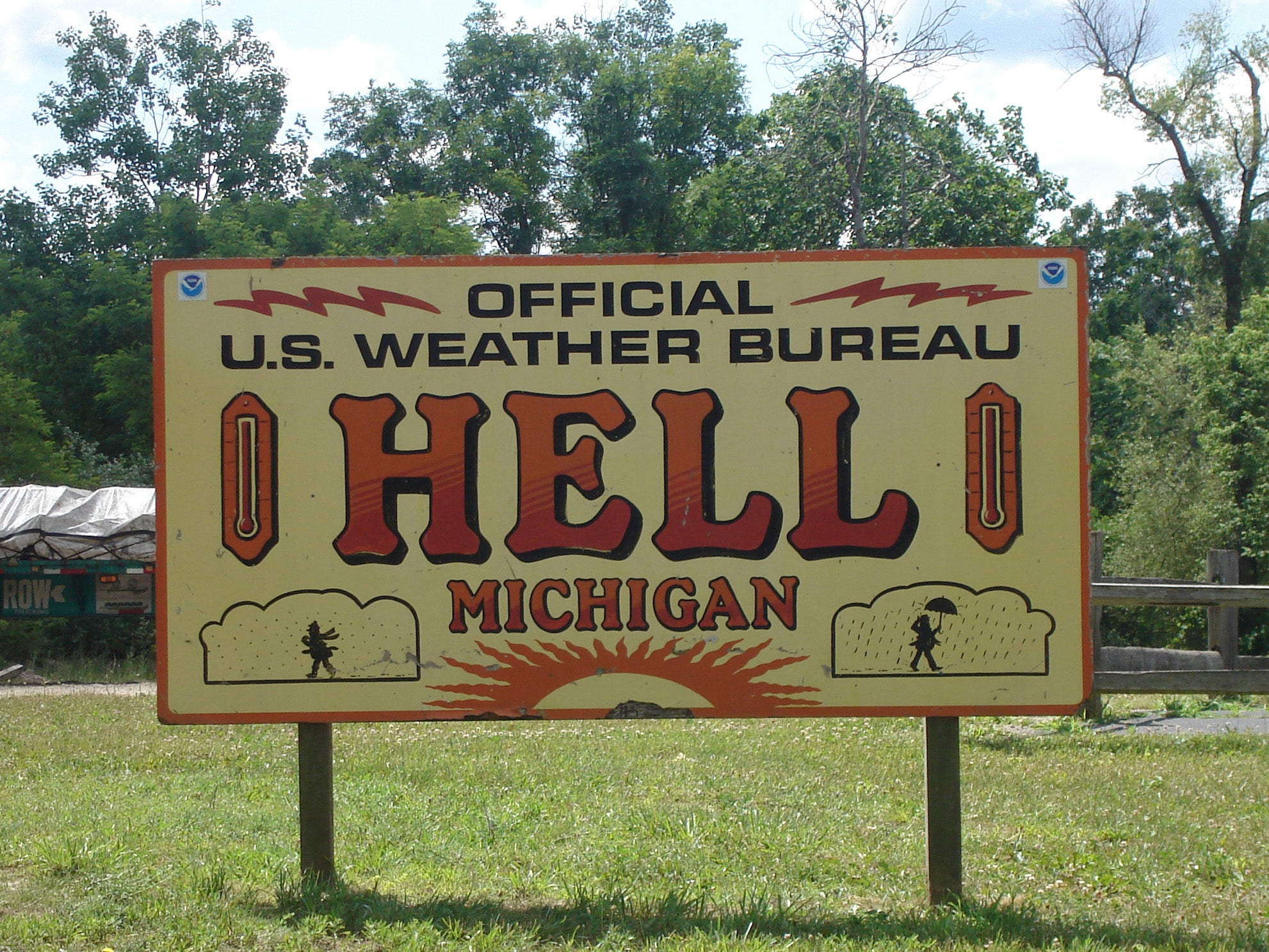 Temperatures have plunged to -13C in the town of Hell, Michigan