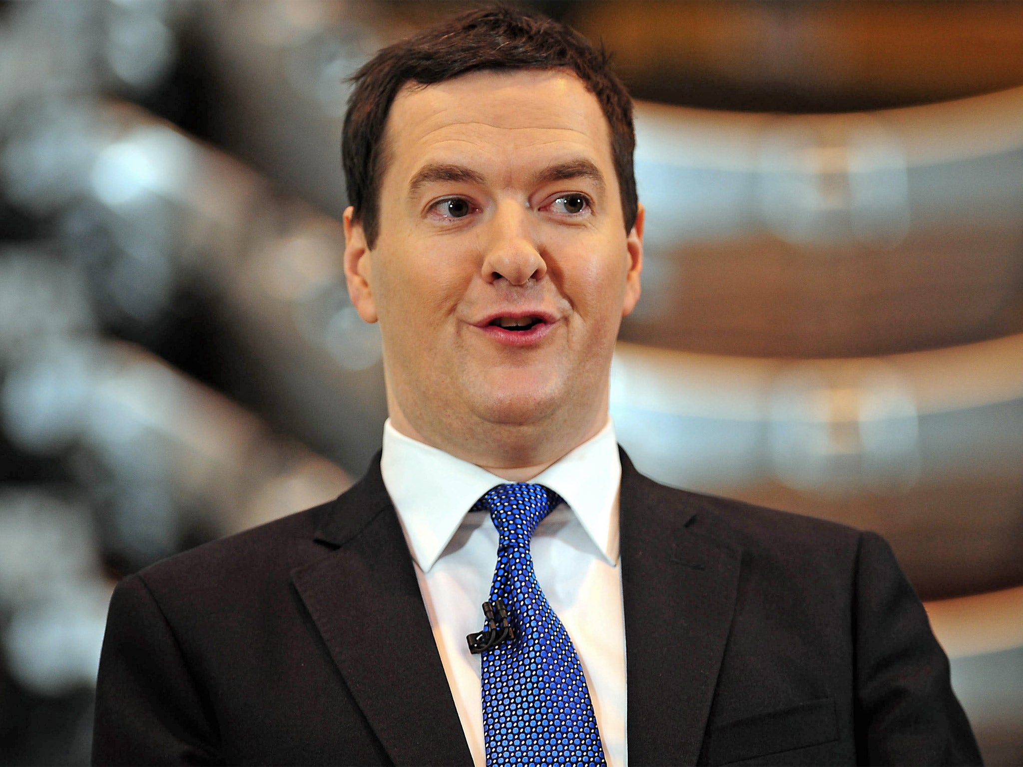 Osborne wants to reduce the deficit by spending cuts, not tax rises