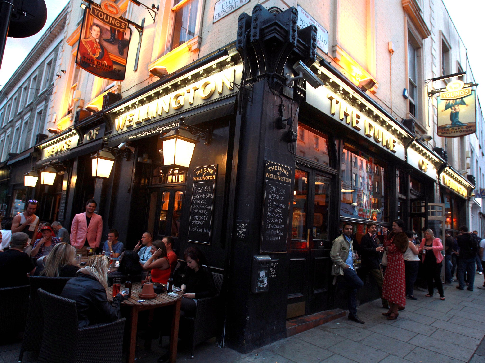 Pub at Notting Hill in London