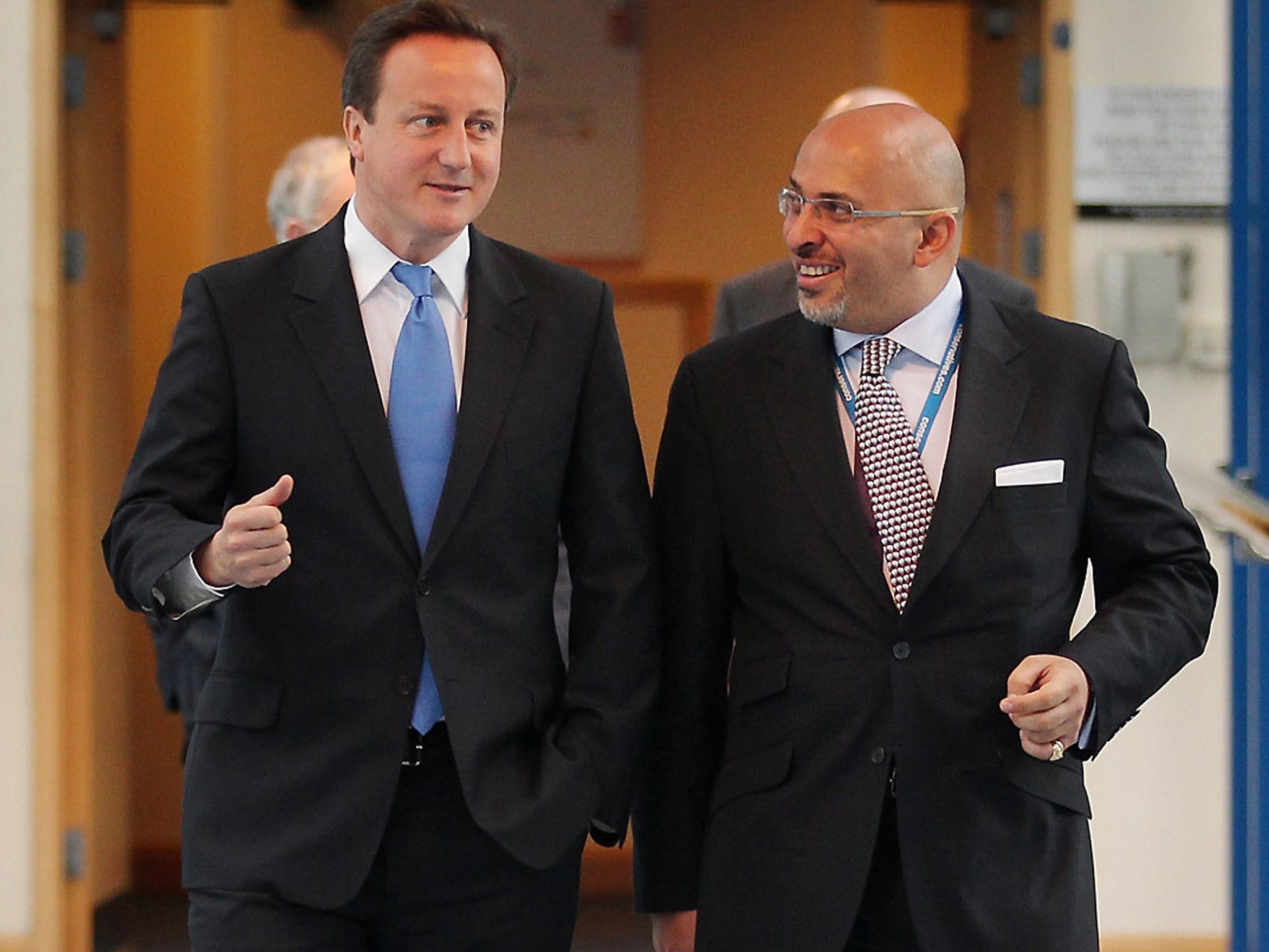 Nadhim Zahawi (right) is an adviser to the Prime Minister