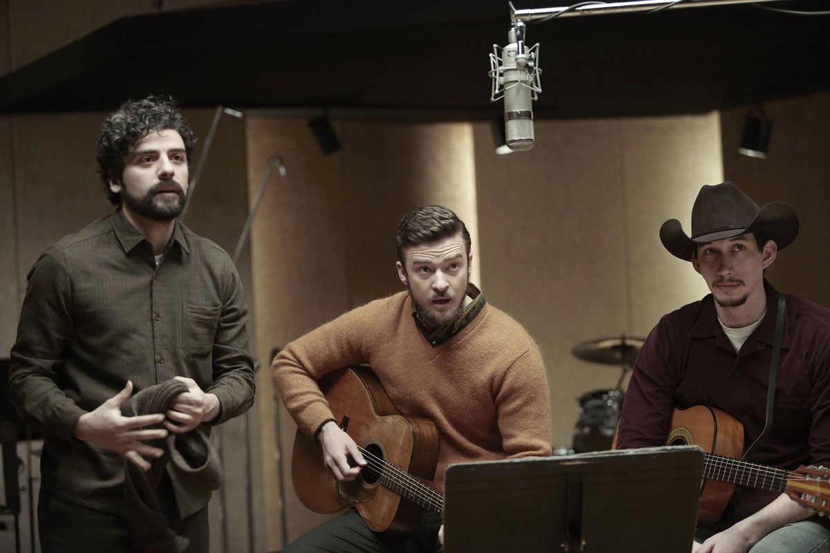 Troubadours: Oscar Isaac, Justin Timberlake, and Adam Driver in ‘Inside Llewyn Davis’