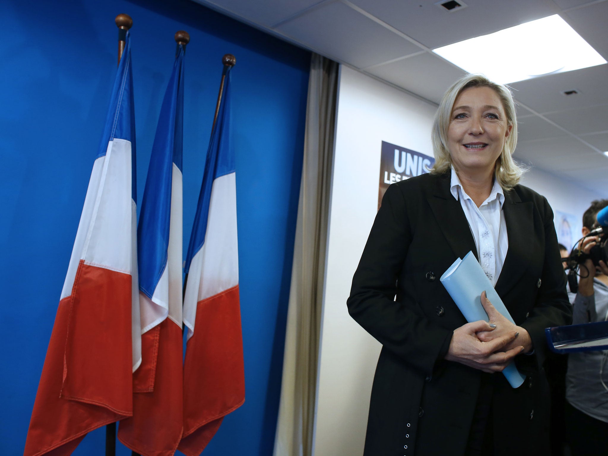 Marine Le Pen believes her party and Ukip share a common set of values