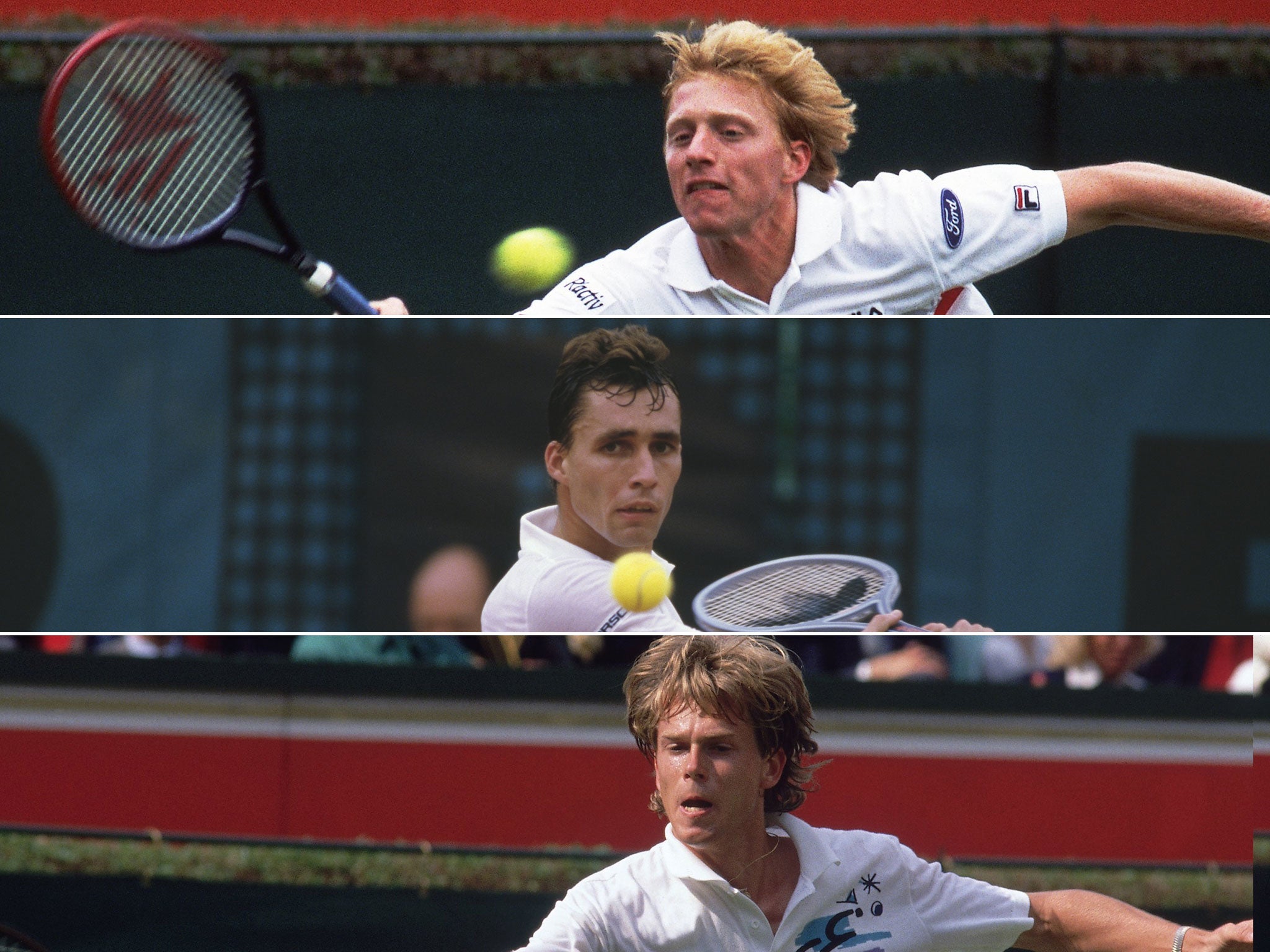 Boris Becker, top, Ivan Lendl, who had no experience of coaching before joining Andy Murray apart from running a junior academy in the United States, and Stefan Edberg, Federer's newest coach