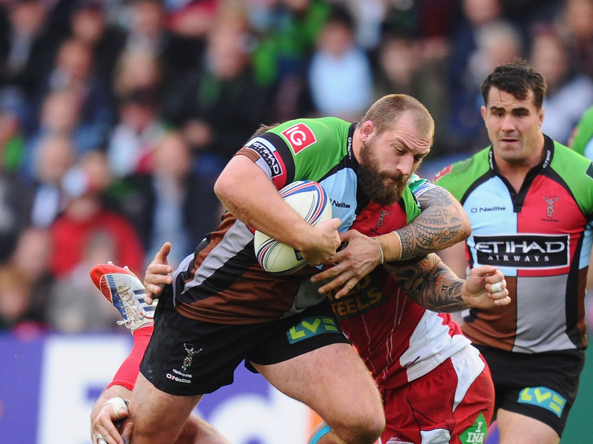 Joe Marler will fight fire with fire (Getty)