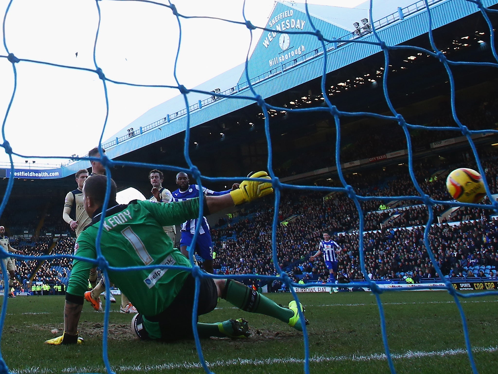 Reda Johnson scored for Sheffield Wednesday in their 6-0 win over Leeds