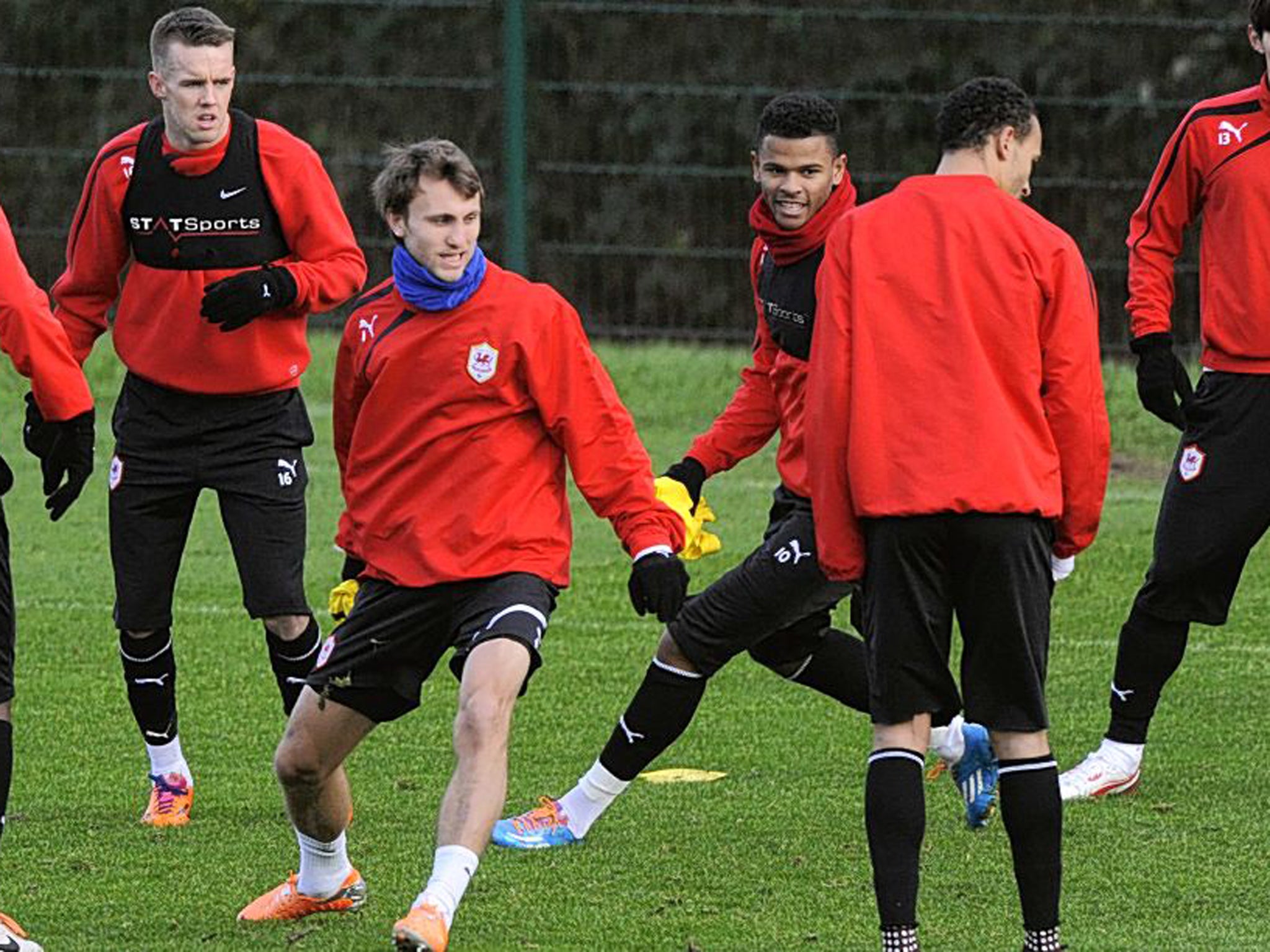 Your move: Cardiff have signed Magnus Wolff Eikrem (third left) but successful transfers are rare at this time