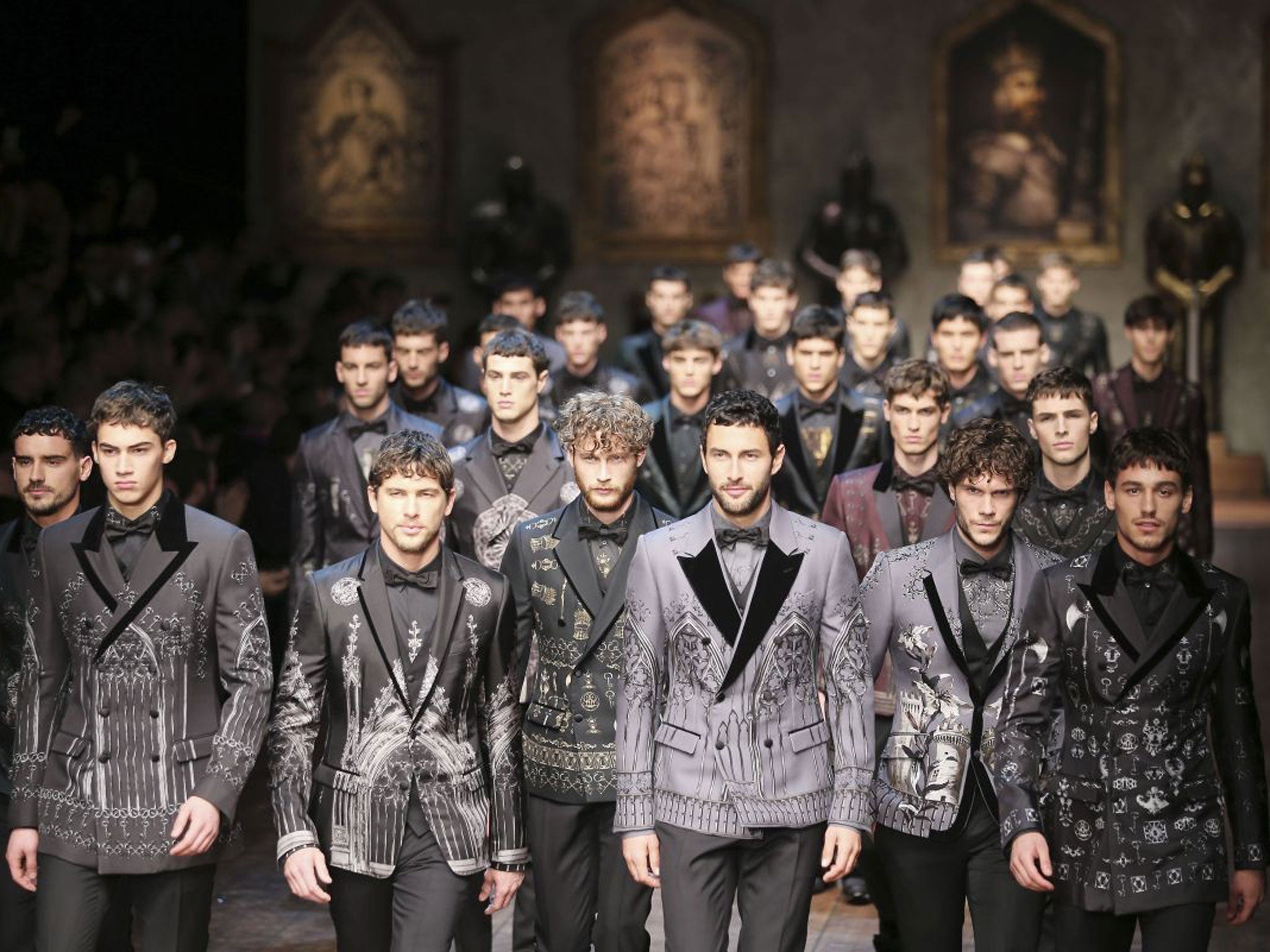 The Dolce and Gabbana medieval-themed show