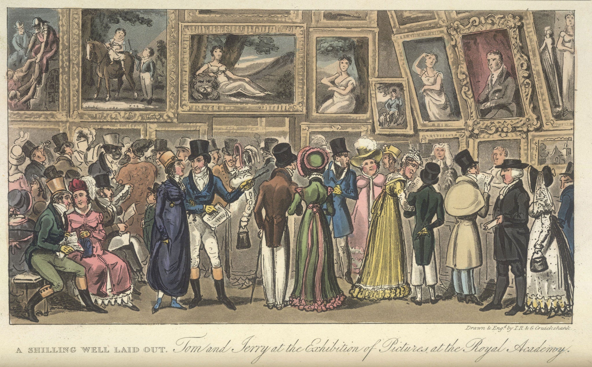 ‘Tom and Jerry at the Exhibition of Pictures at the Royal Academy’