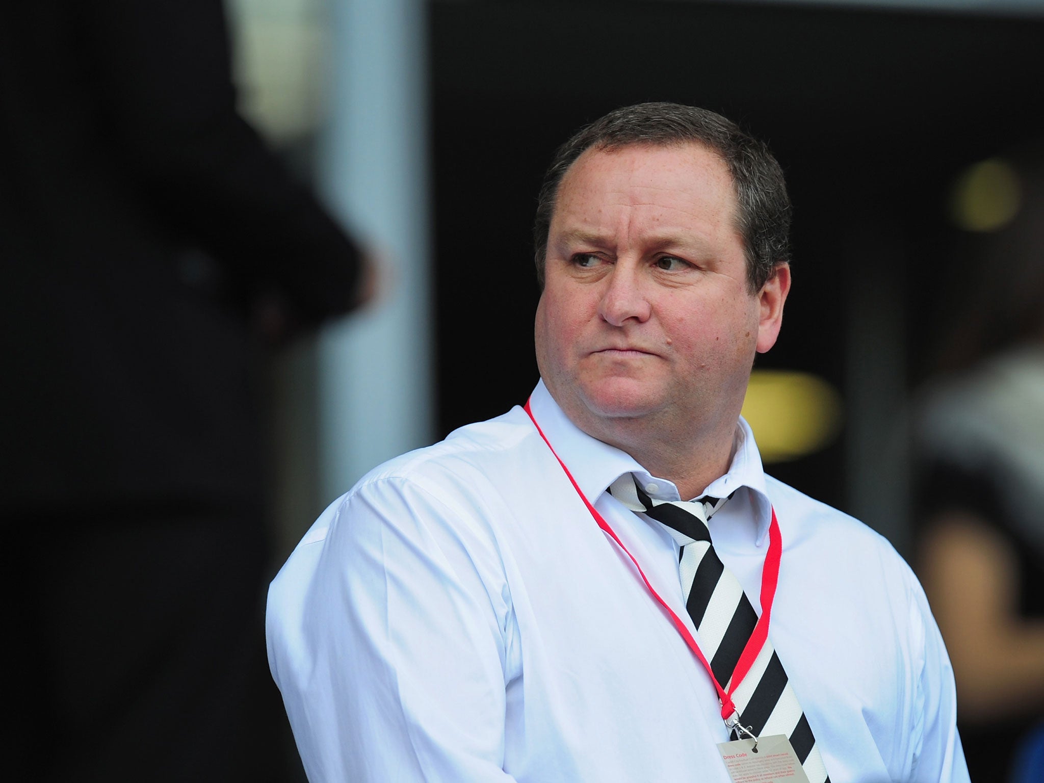 Billionaire Mike Ashley £3.3 billion according to Forbes magazine