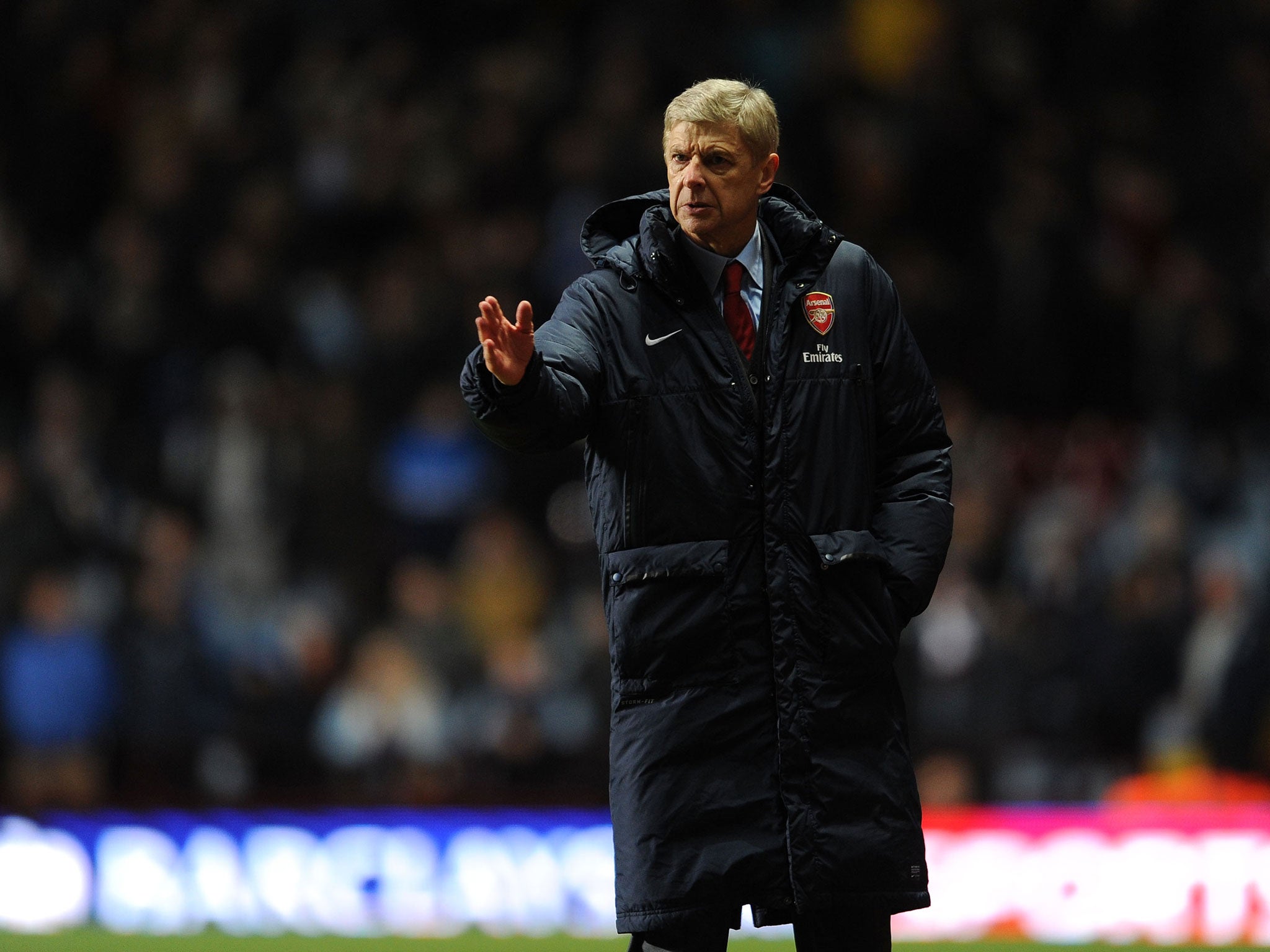 Arsene Wenger was delighted with the way his Arsenal side showed they are 'mentally ready for a fight' in the 2-1 win at Aston Villa