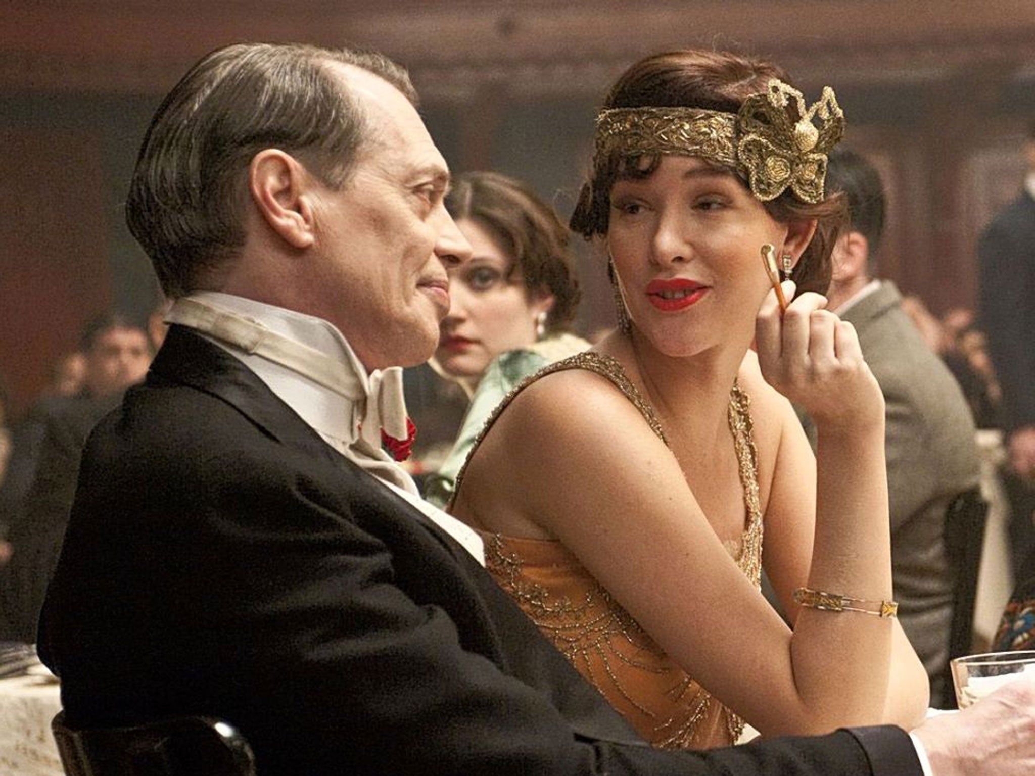 Steve Buscemi and Paz de la Huerta in Boardwalk Empire