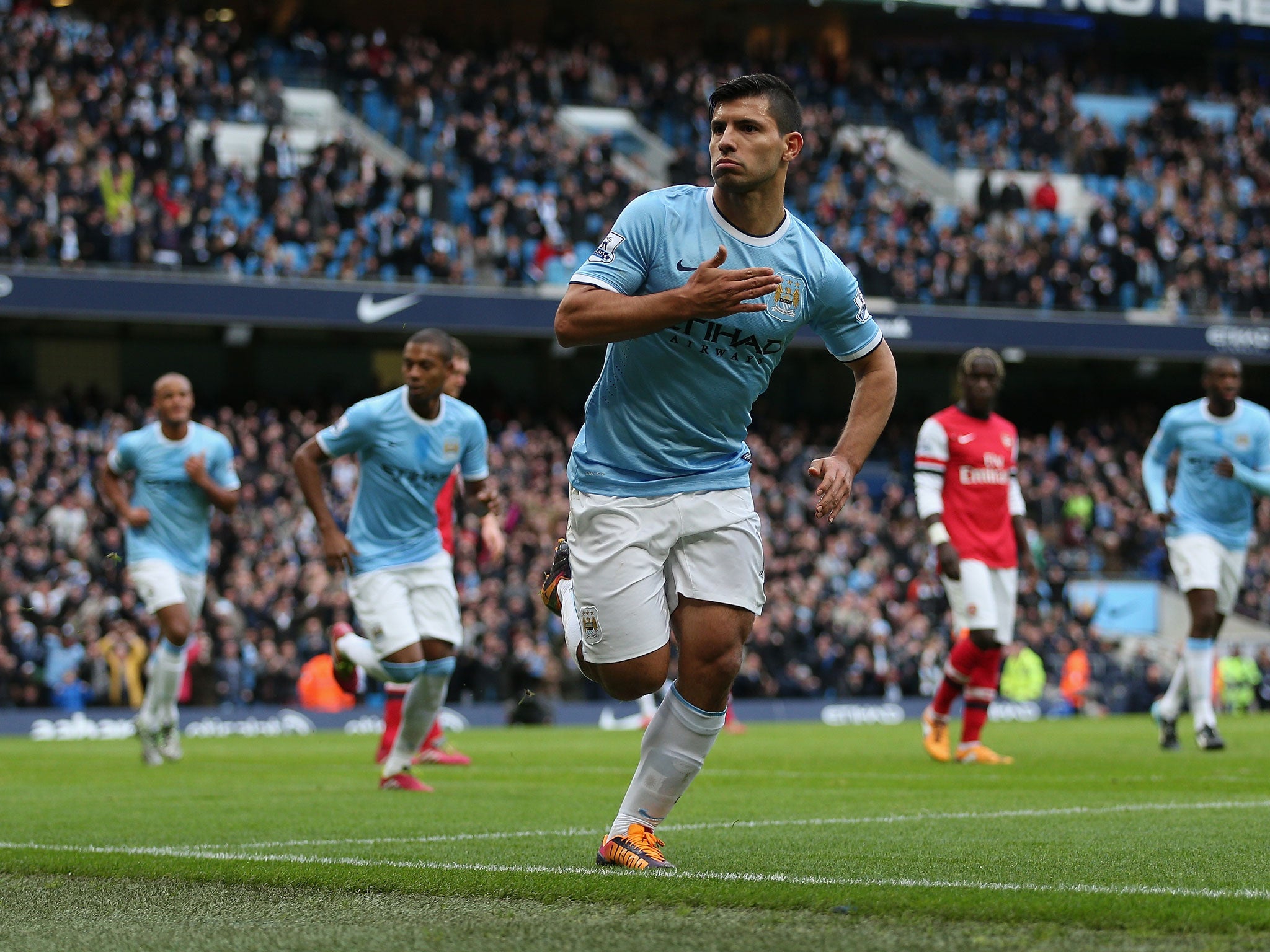 Sergio Aguero looks set for a return to action in the FA Cup third round replay against Blackburn Rovers after recovering from a calf injury