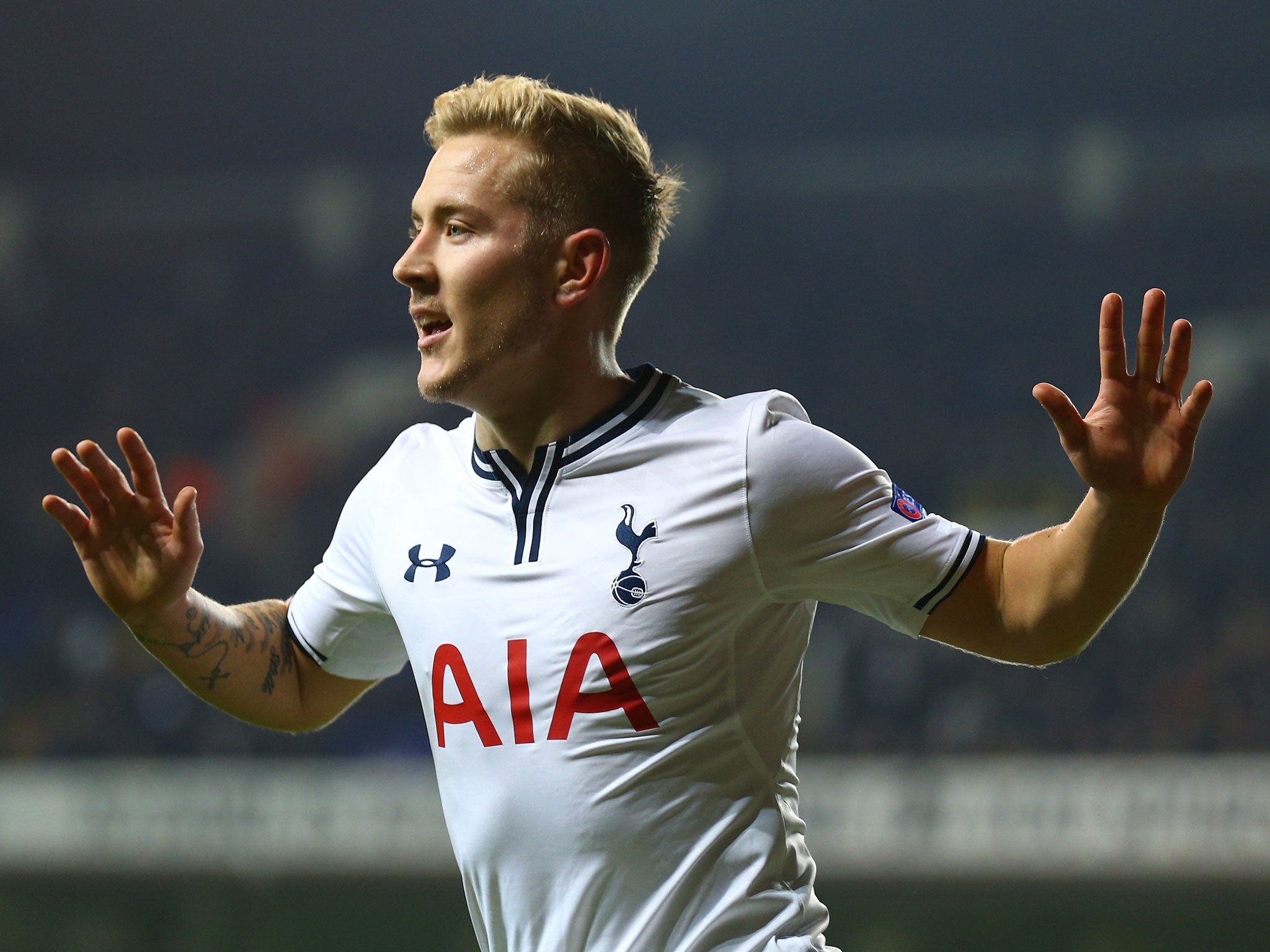 Lewis Holtby of Tottenham Hotspur