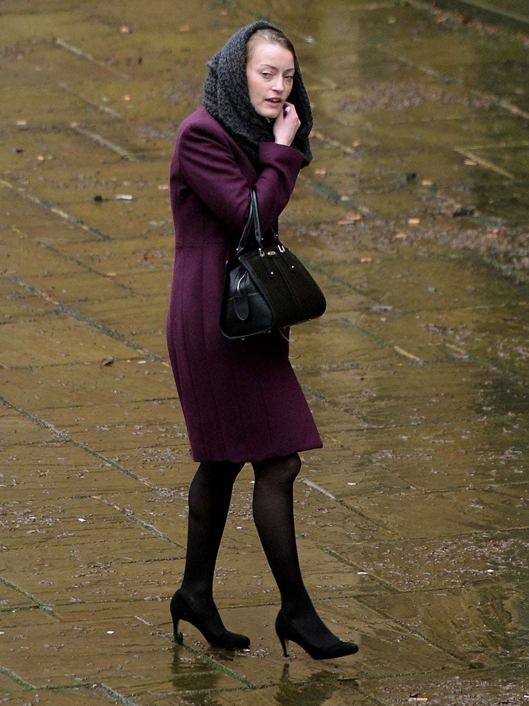 Rachel Kenehan outside Winchester Crown Court today