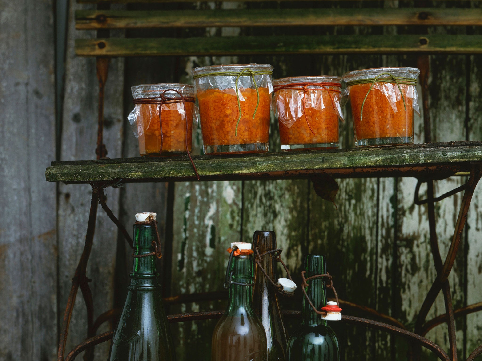 Pumpkin and ginger jam and pumpkin juice (Alamy)