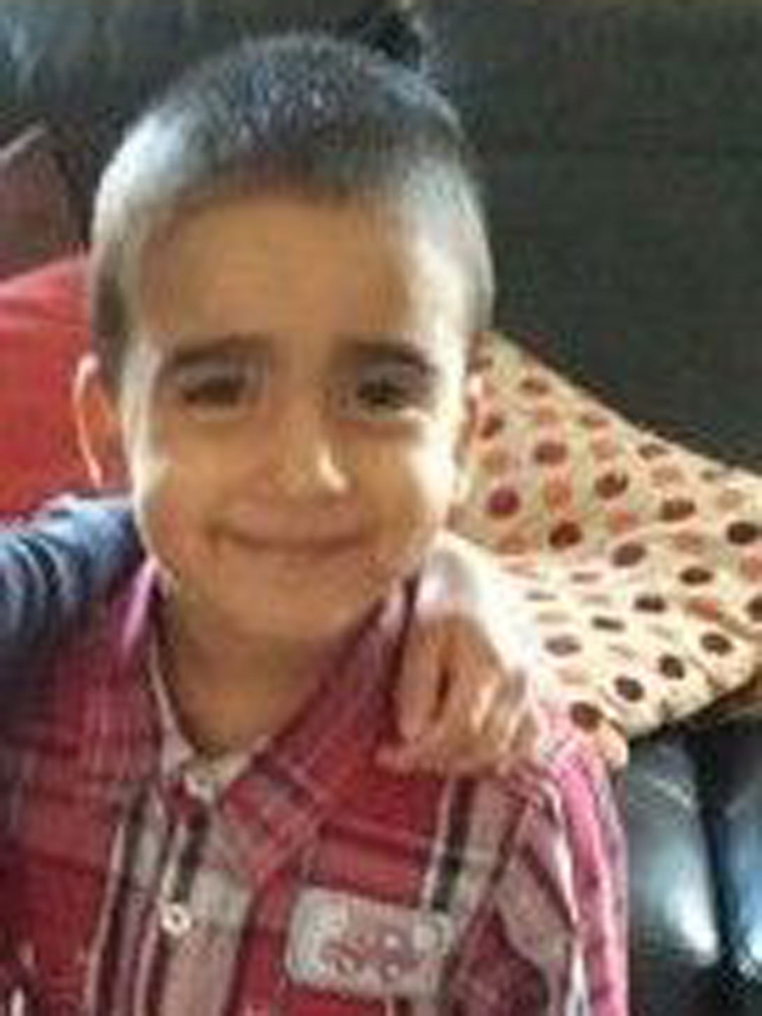 A police handout of three-year-old Mikaeel-Kular