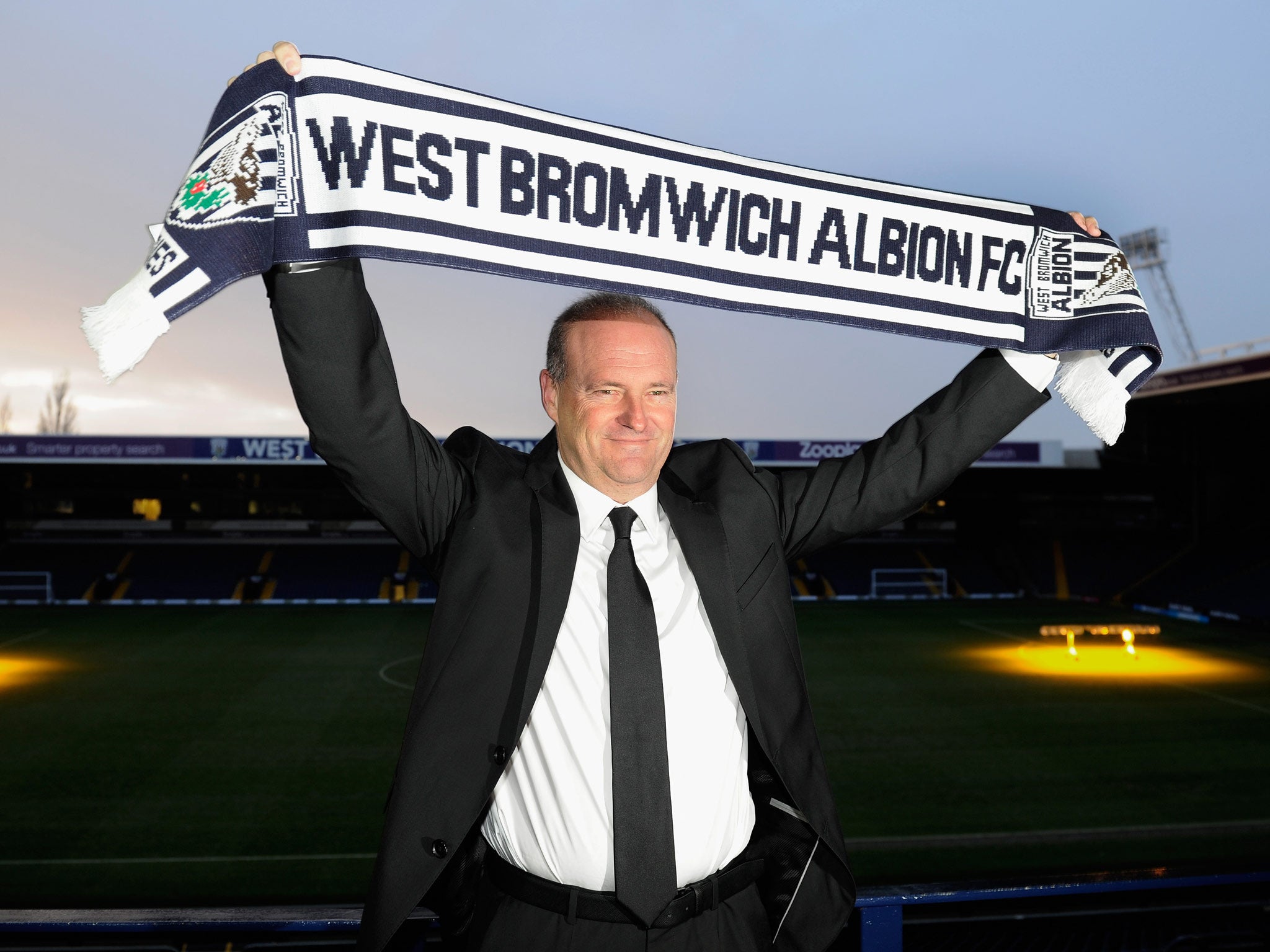 Pepe Mel at his unveiling as West Brom manager