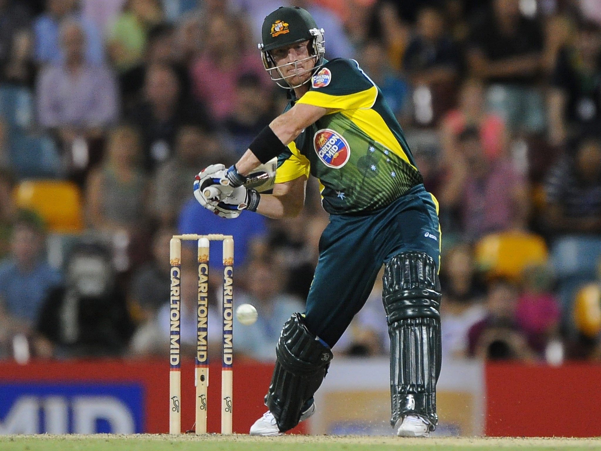 Brad Haddin strikes out in the second ODI match against England