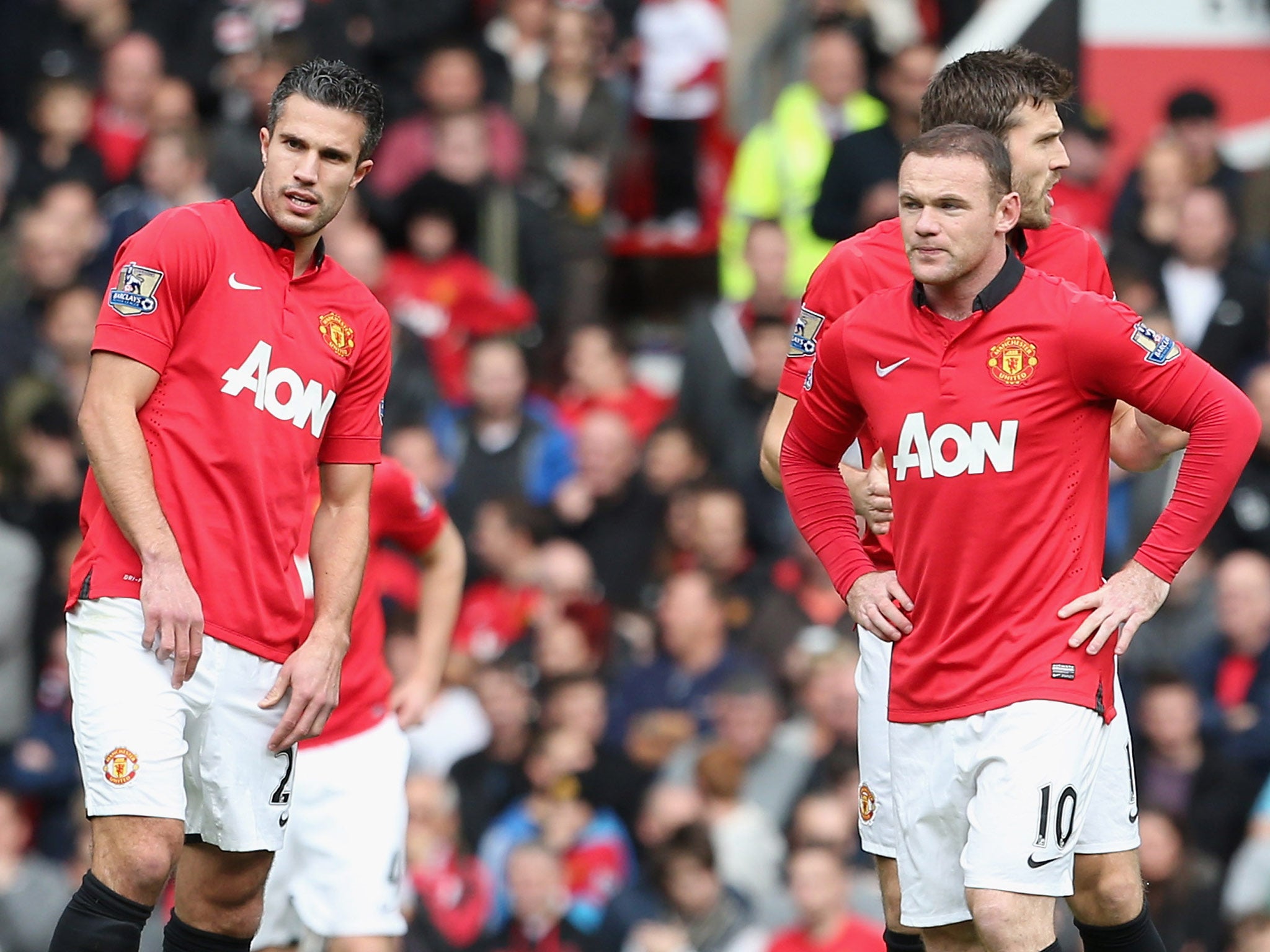 Wayne Rooney and Robin van Persie