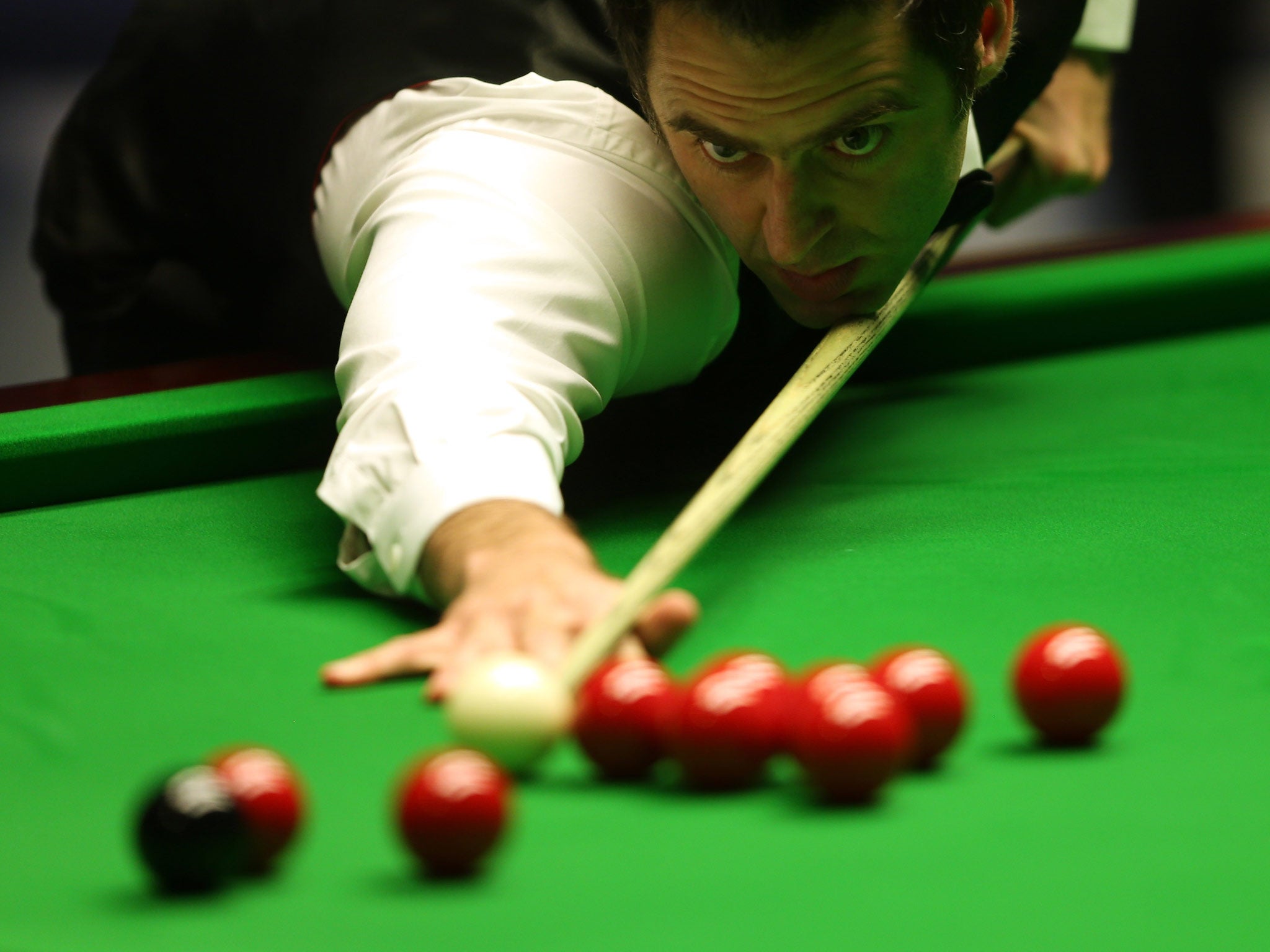 Ronnie O'Sullivan in action