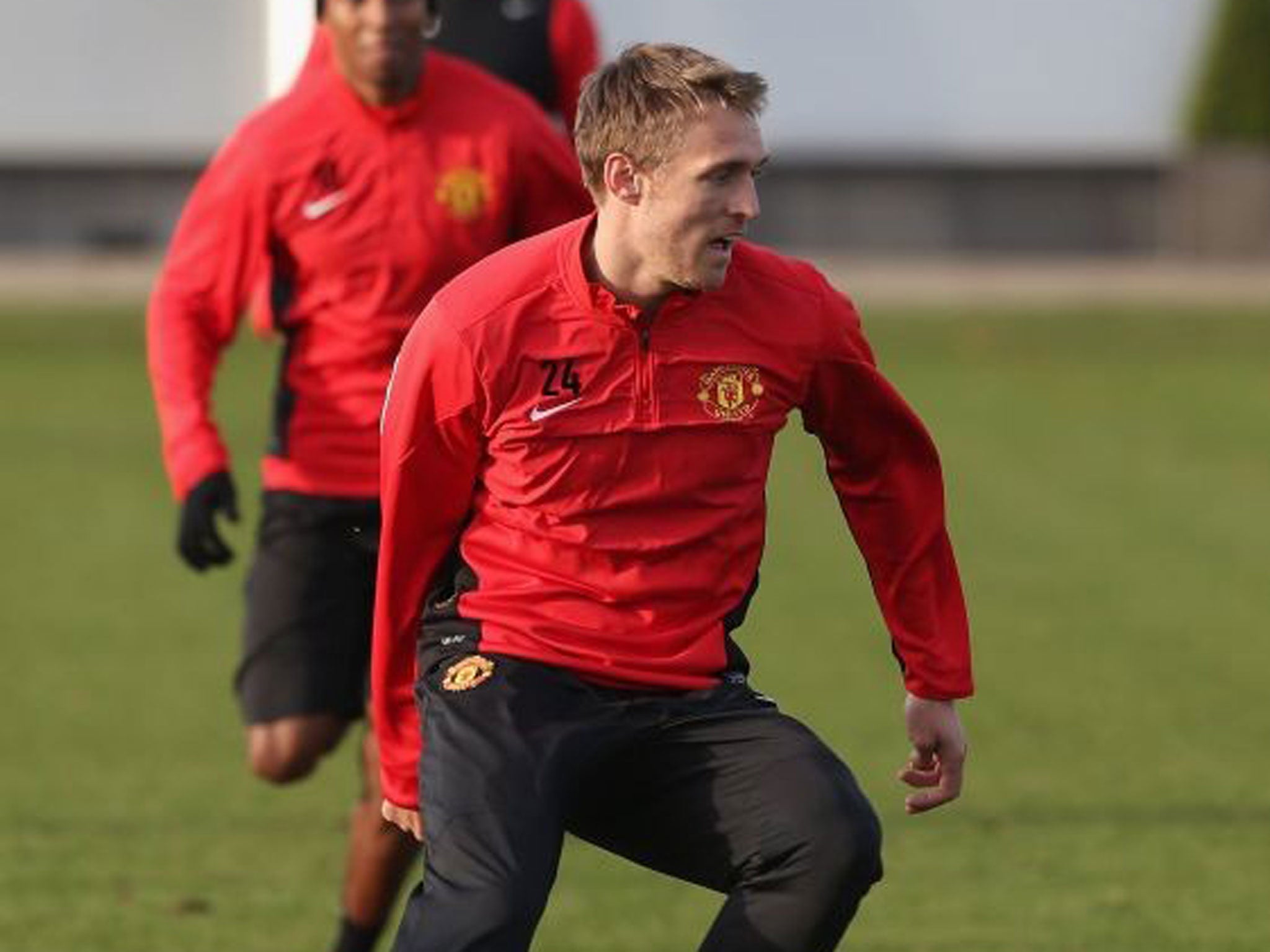 Positive move: Moyes has been impressed by Darren Fletcher’s return