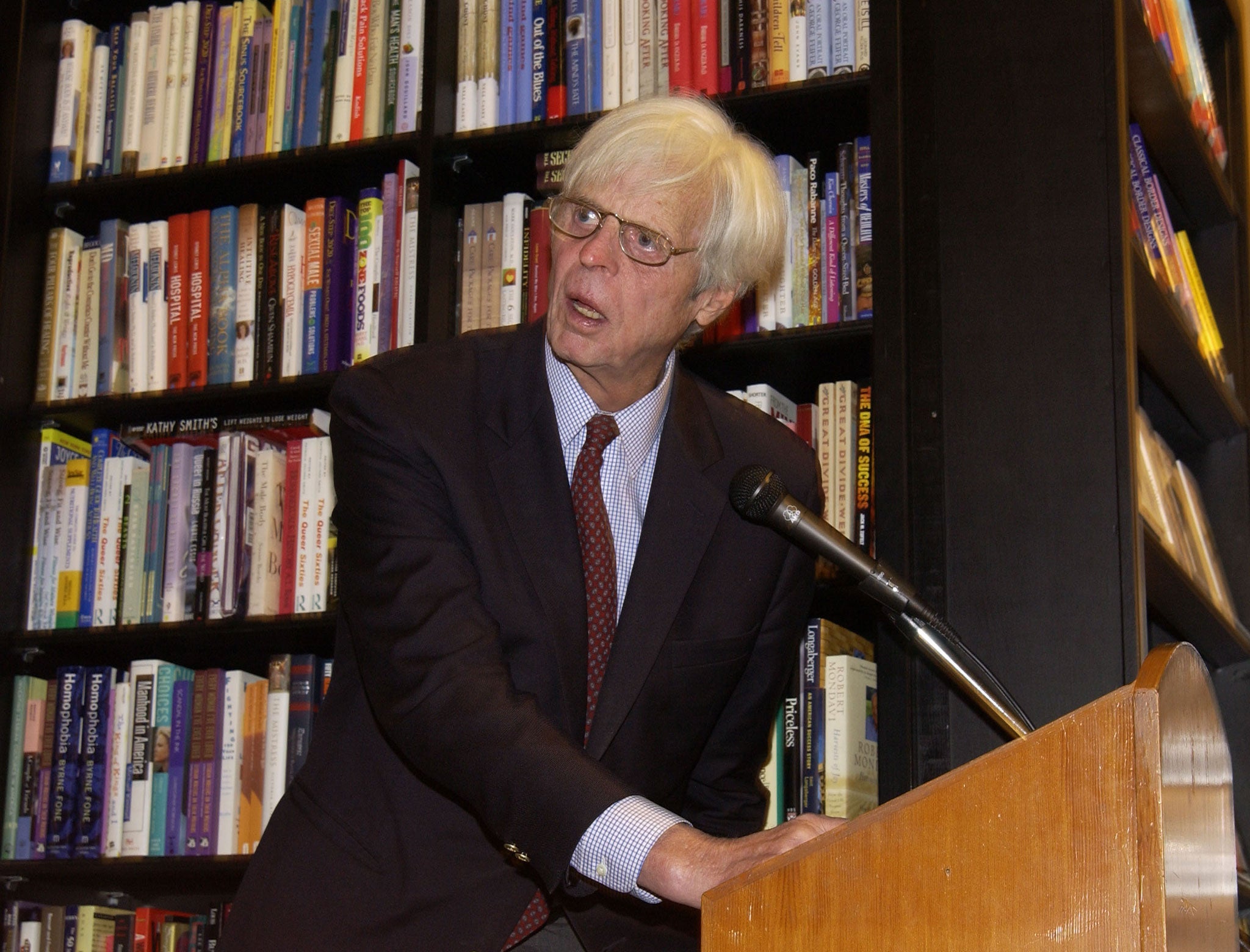 George Plimpton in 2003, West Hollywood, California