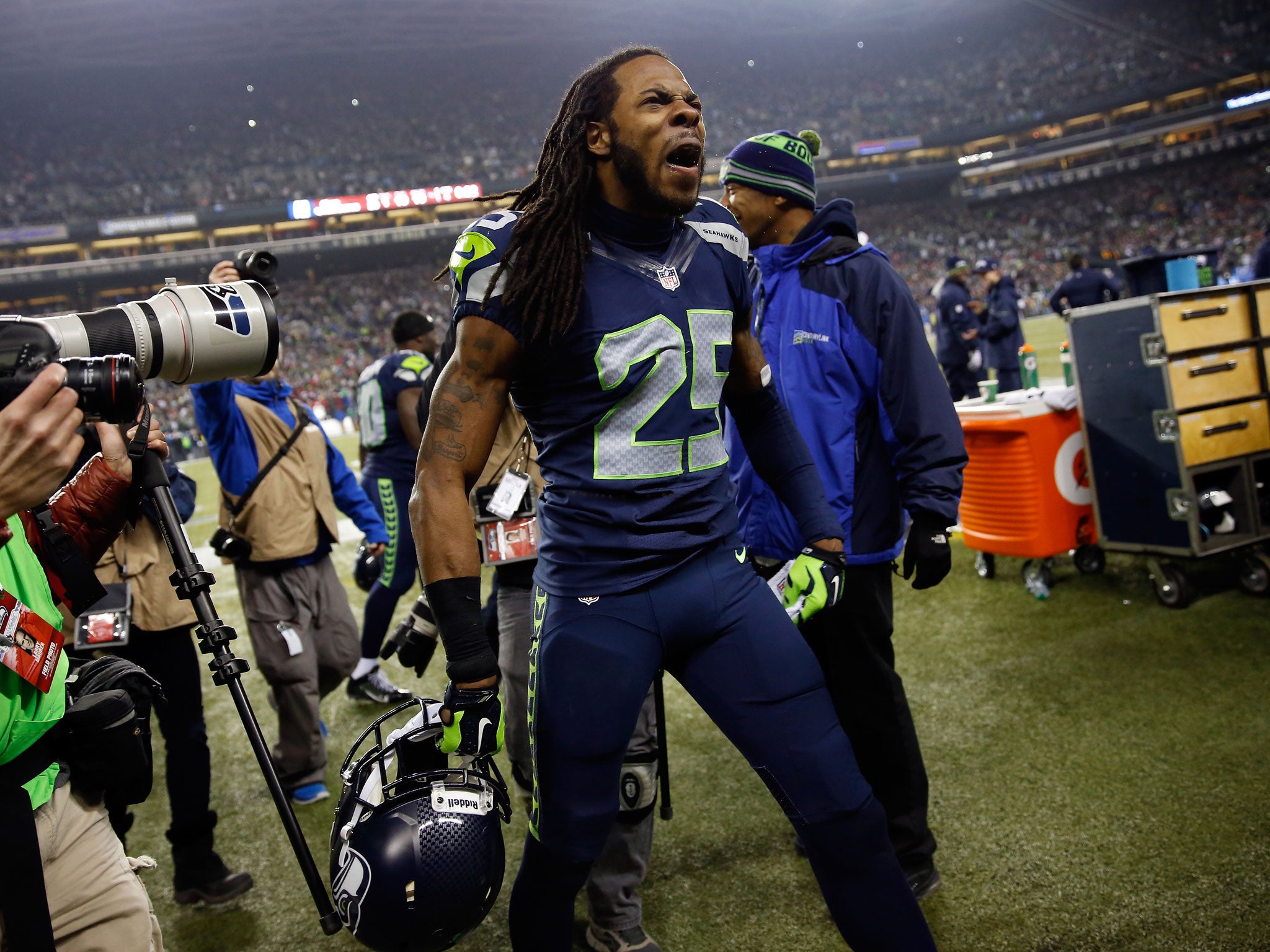 Richard Sherman of the Seattle Seahawks