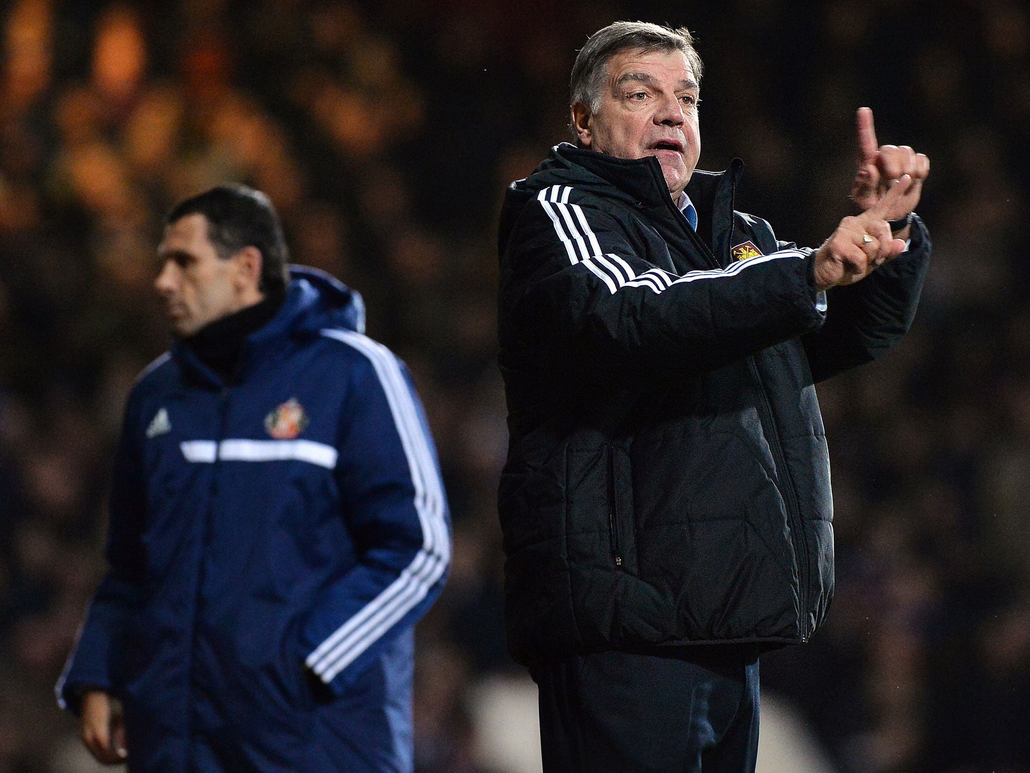 Sam Allardyce has been unable to add to his West Ham squad in this window