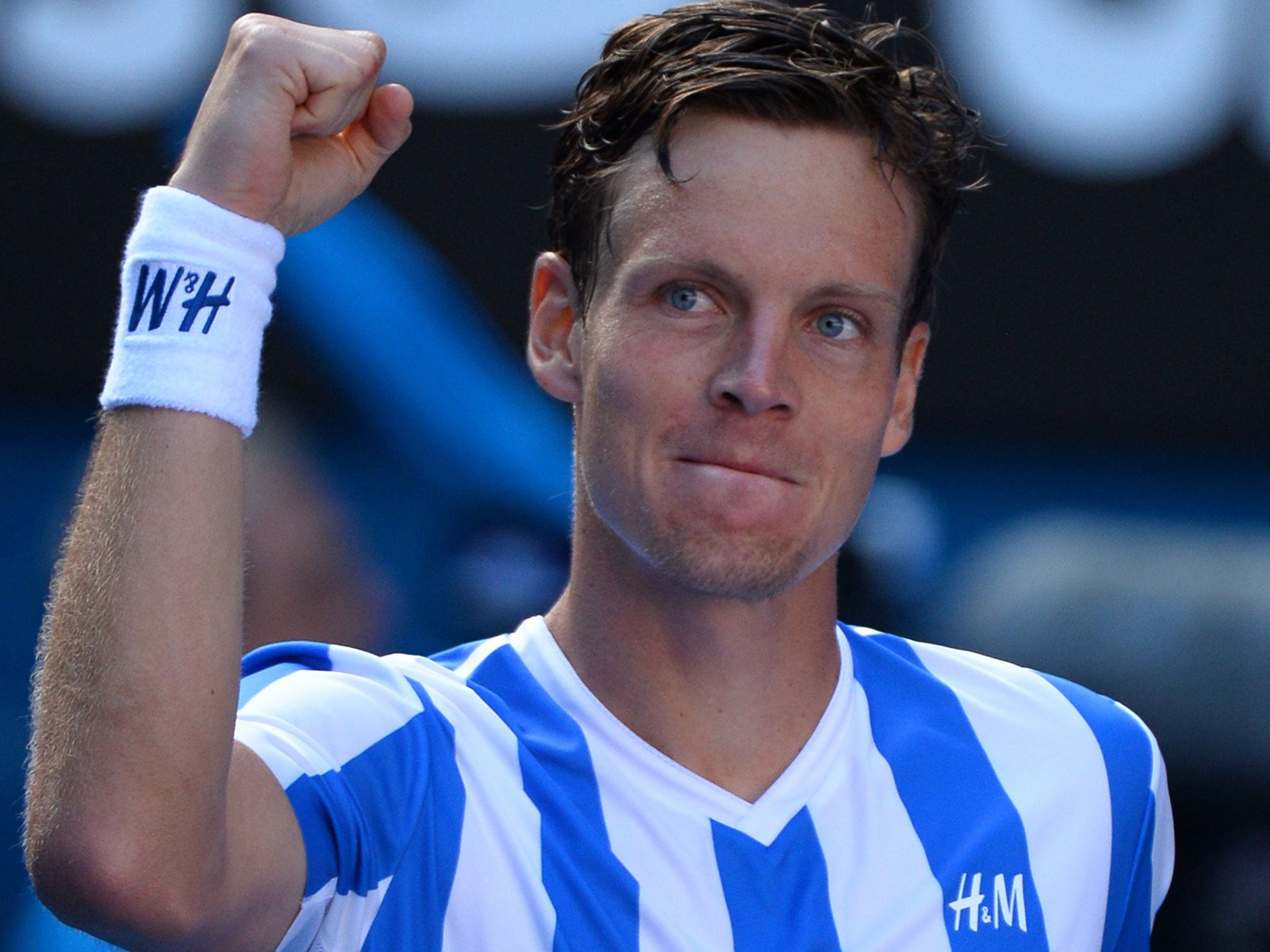 Czech tennis star Tomas Berdych beat third seed David Ferrer to move into the Australian Open semi-finals