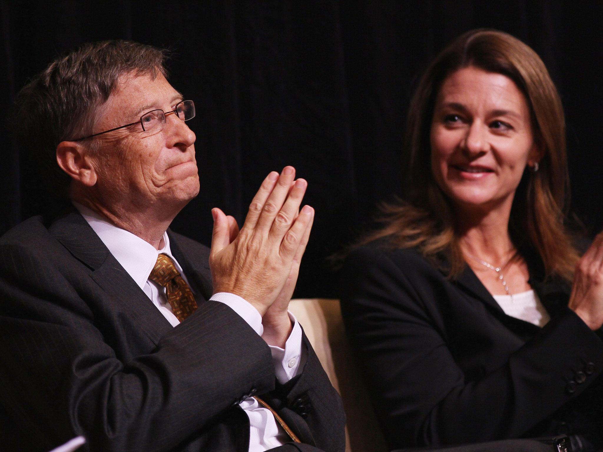 Bill and Melinda Gates, whose charitable foundation publishes an annual letter tackling issues surrounding world poverty