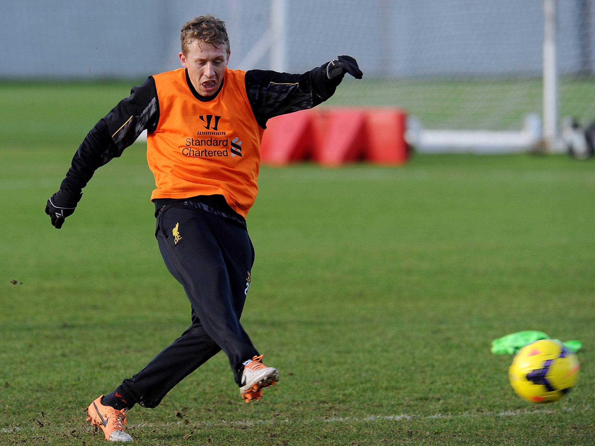 Liverpool midfielder Lucas Leiva