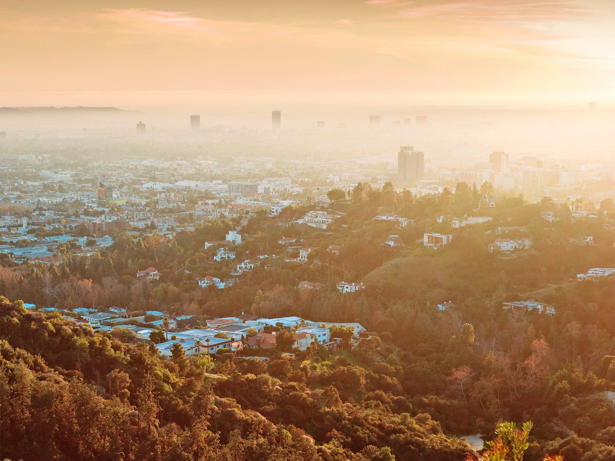 The City of Angels engulfed by a hellish smog