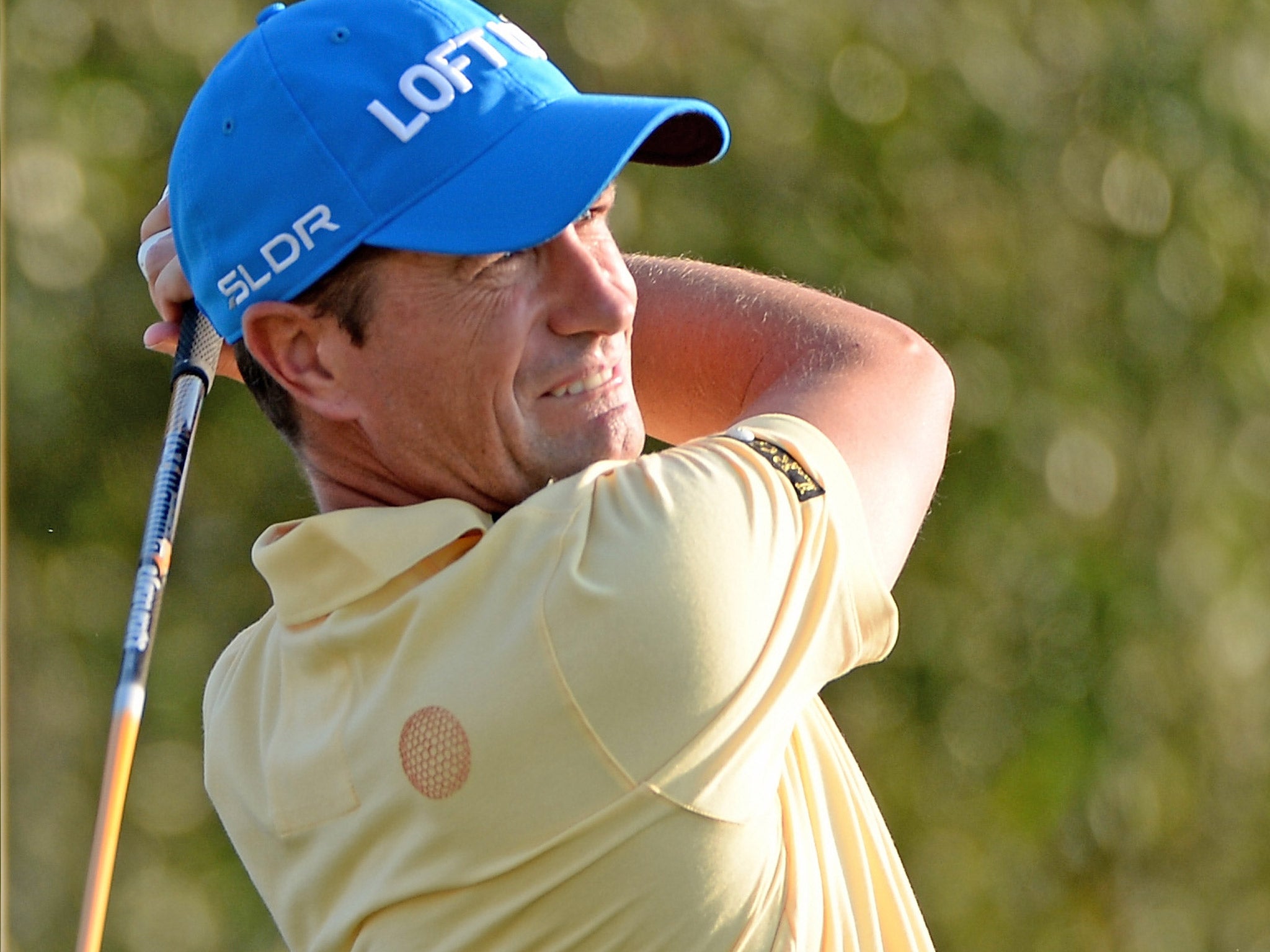 Steve Webster was three under after the first hole following his albatross at the Commercial Bank Qatar Master