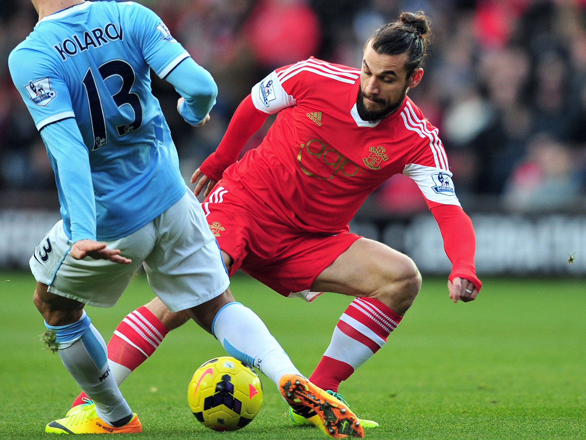 Dani Osvaldo in action for Southampton