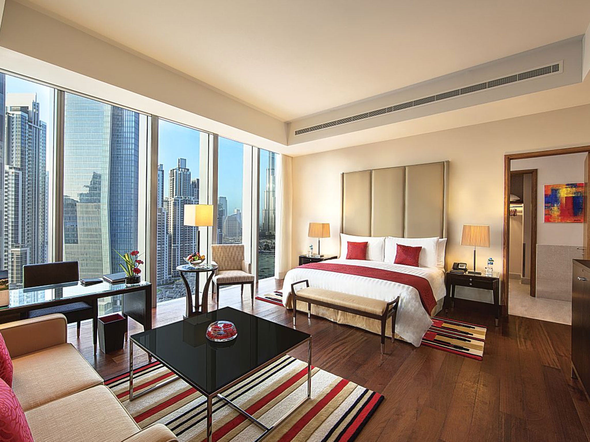 Tall order: each room has butler service